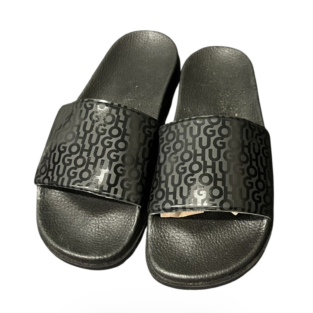 HUGO by Hugo Boss "Timein Black Slides Women’s Size 8