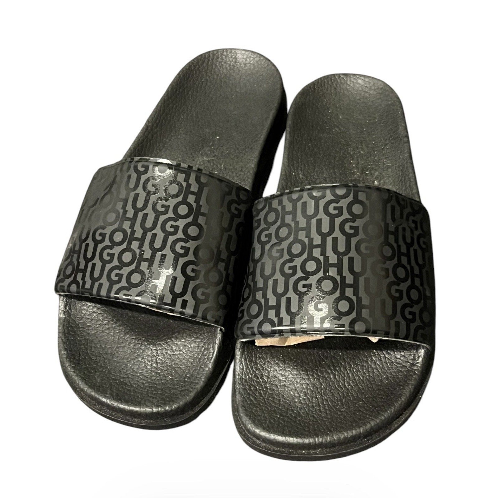 HUGO by Hugo Boss "Timein Black Slides Women’s Size 8