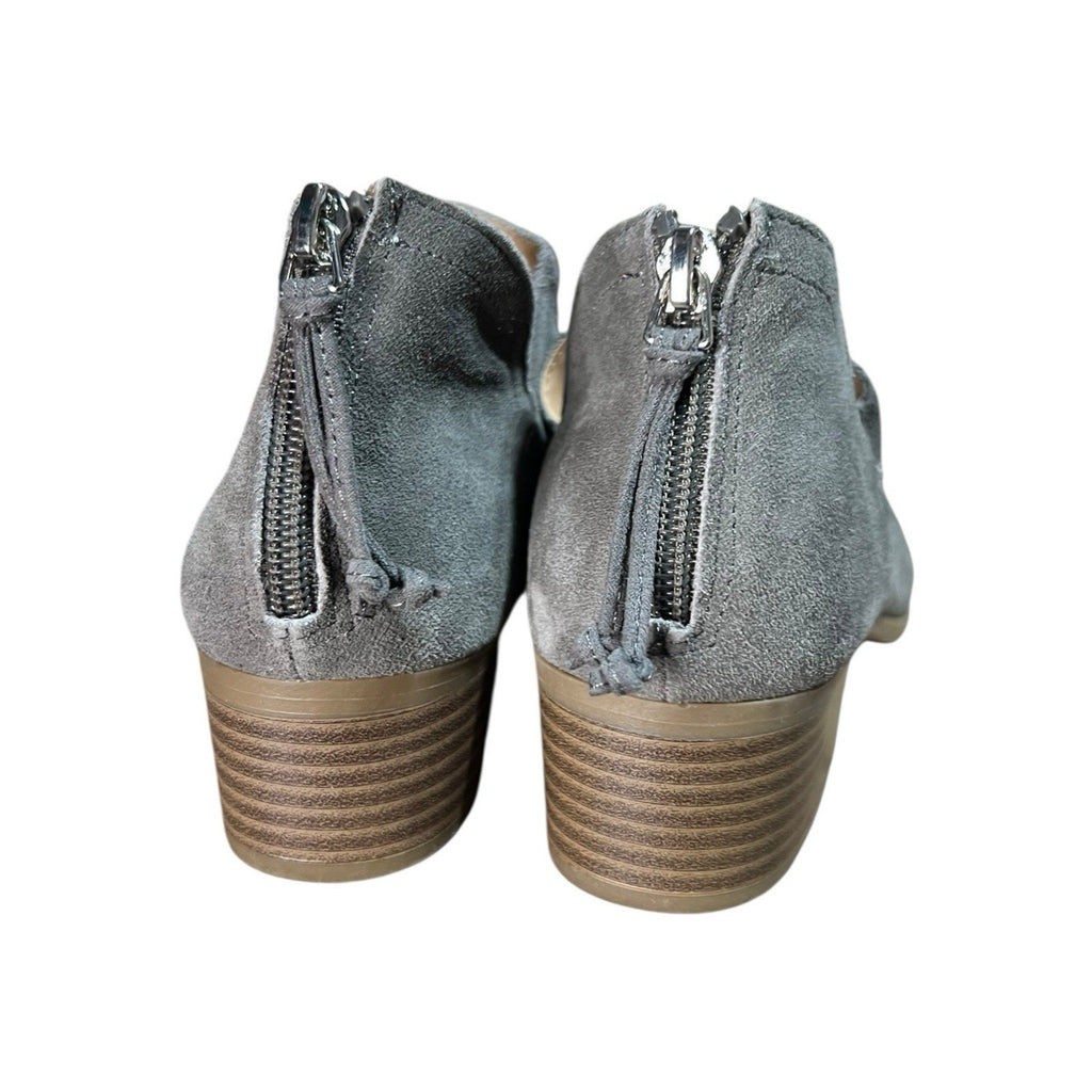 Kenneth Cole Reaction Gray Suede Ankle Bootie Women’s Shoe Size 6.5 M