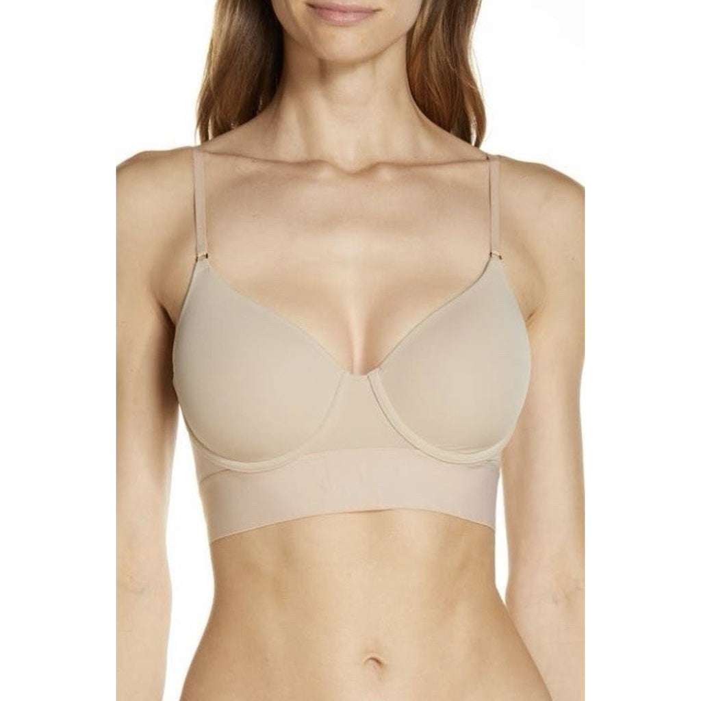 Natori Bliss Flex Longline Convertible Contour Underwire Bra - Café / 34 / DDD