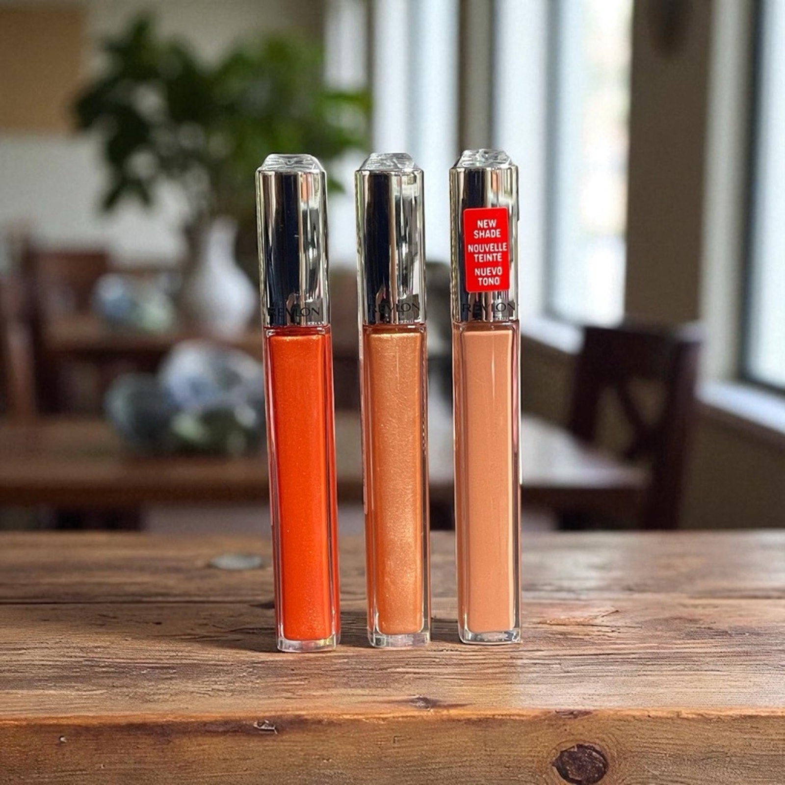 Revlon Set of Three Glossy Lipsticks in Stunning Falls Shades New