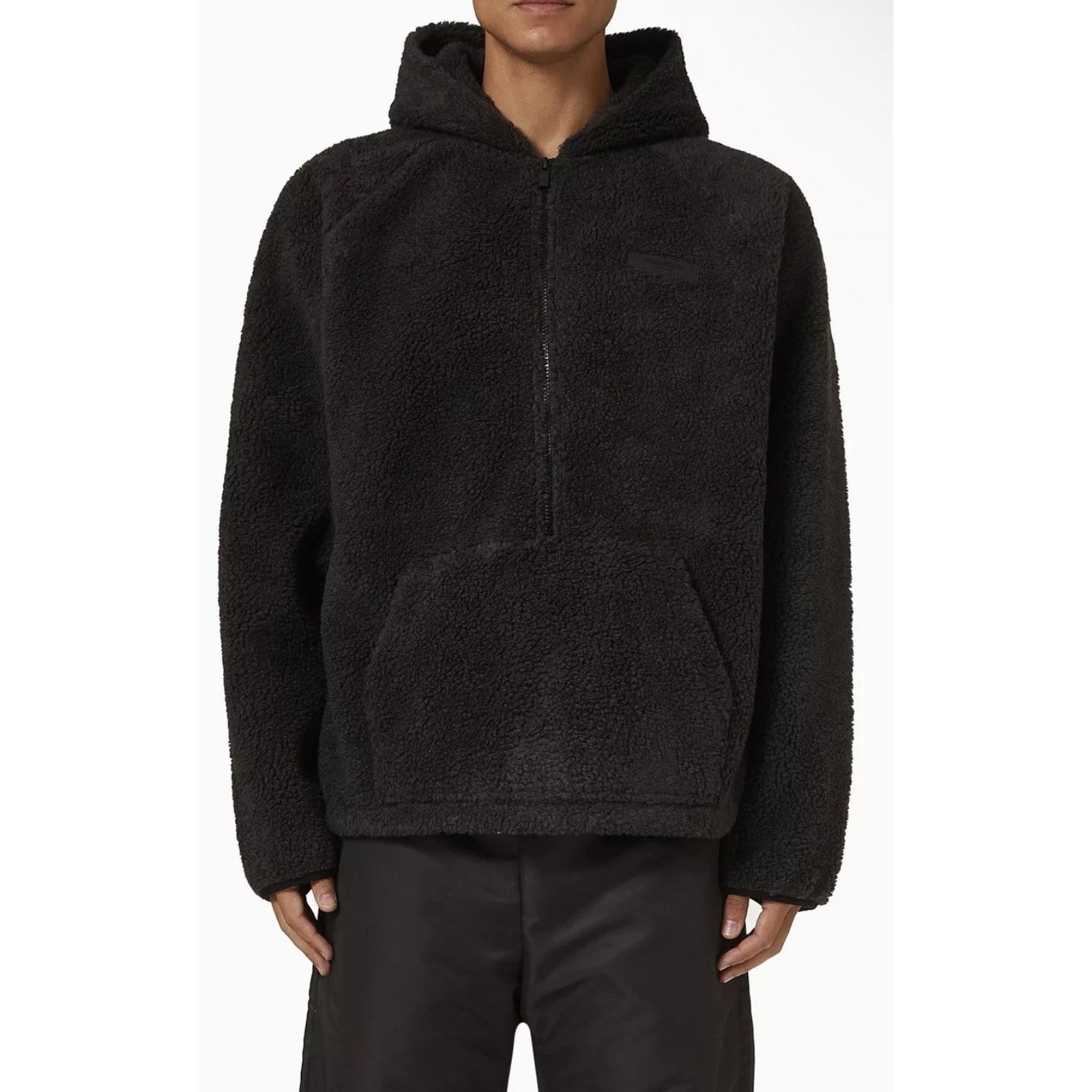 Fear of God Essentials Polar Fleece Half-Zip Hoodie Size M NWOT