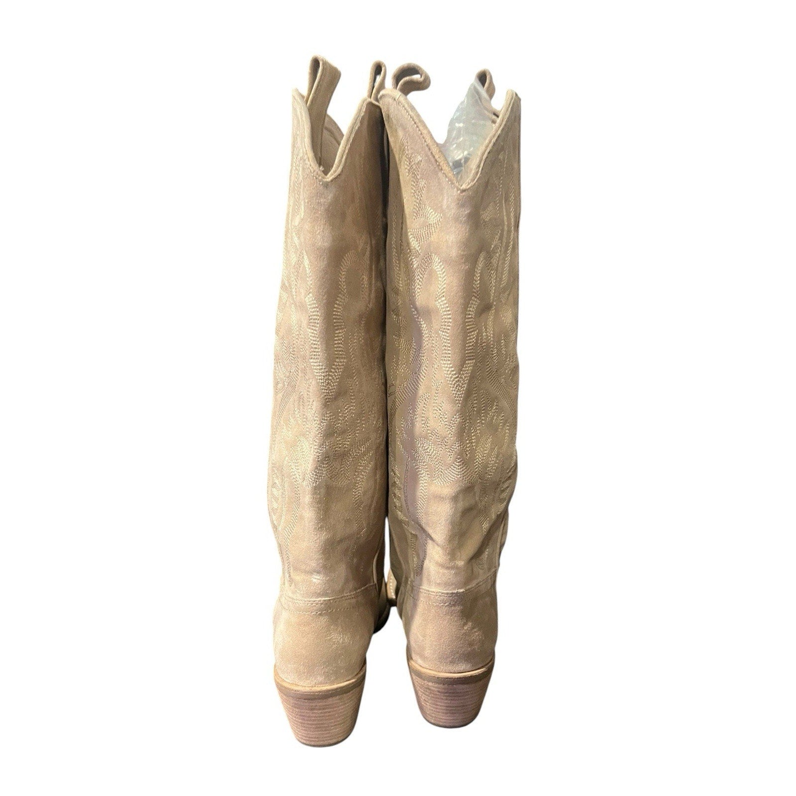 Jeffrey Campbell RANCHER-K boots in beige suede Women’s Shoe Size 8.5