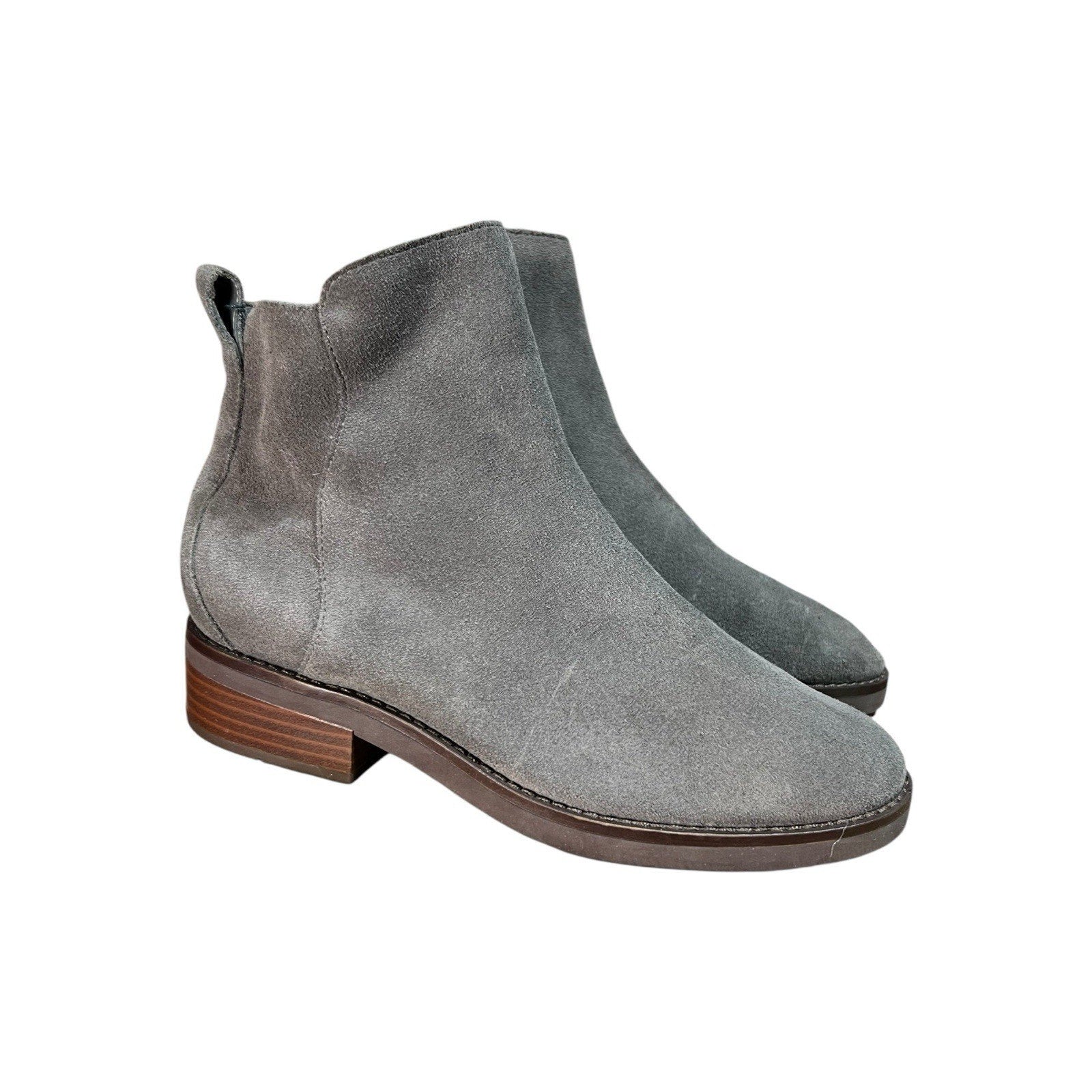 Cole Haan gray Suede Ankle Bootie Women’s Shoe Size 7B