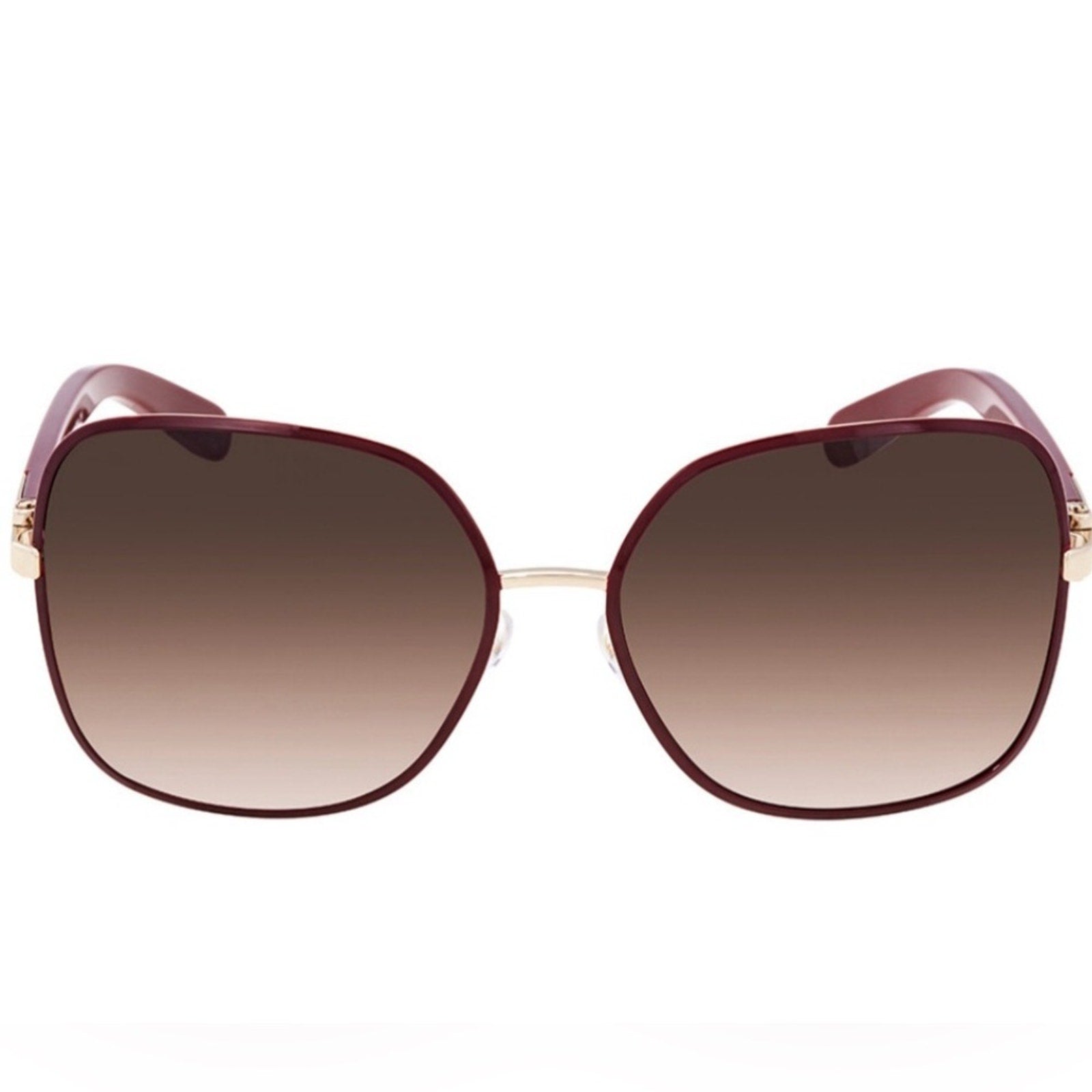 Salvatore Ferragamo Elegant Burgundy Sunglasses NWT MSRP $379