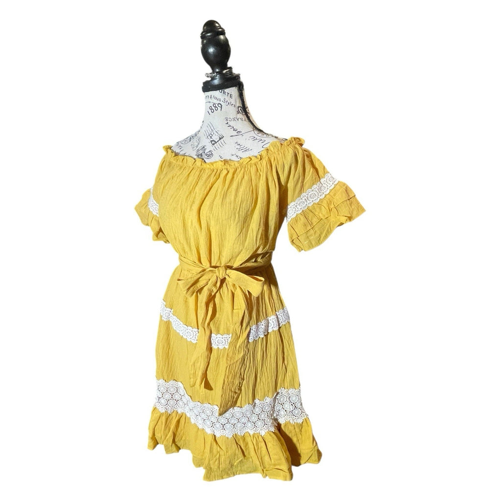 Hayden Yellow Dress Size S NWT
