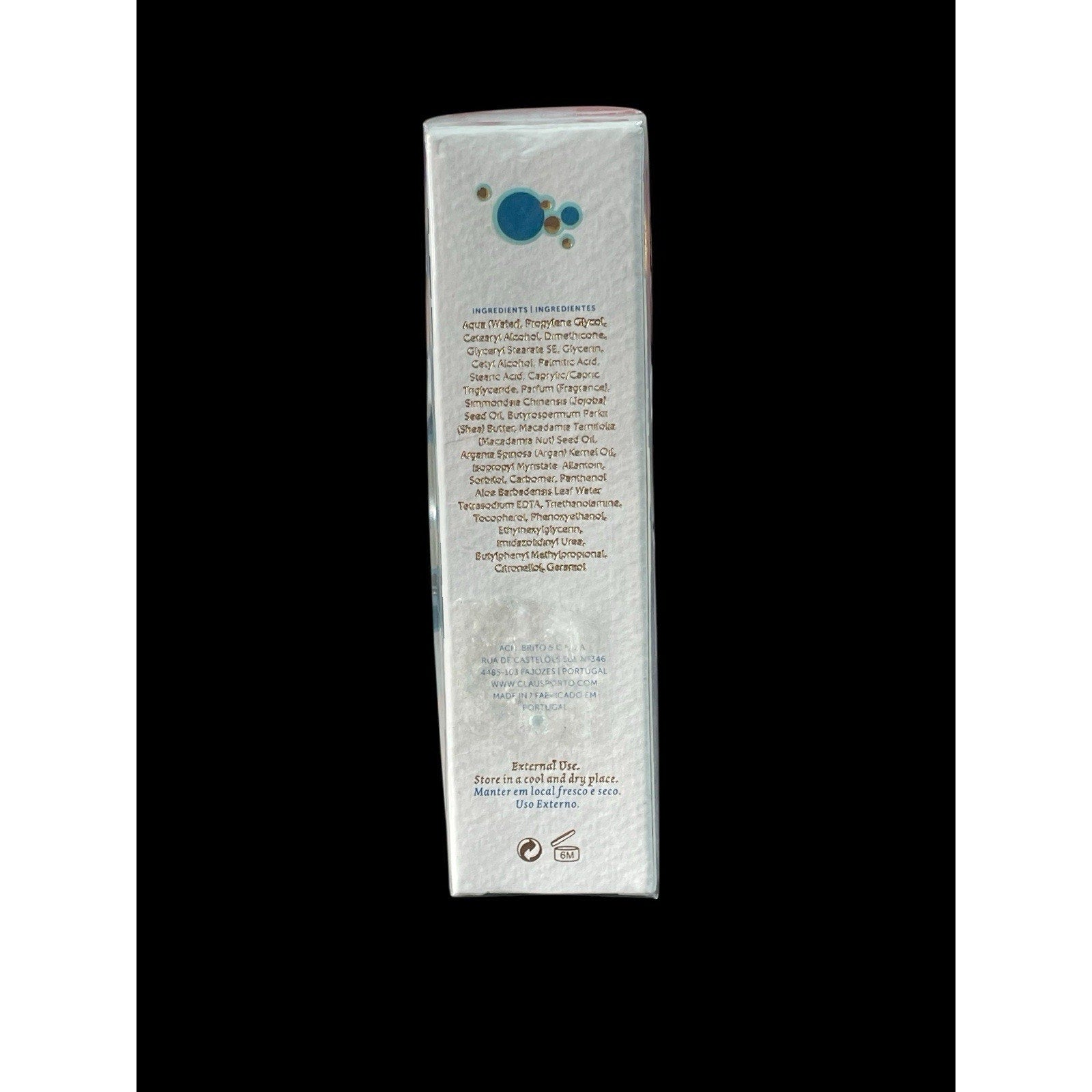 Claus Porto Verona Hand Cream 1.7 Oz NIB