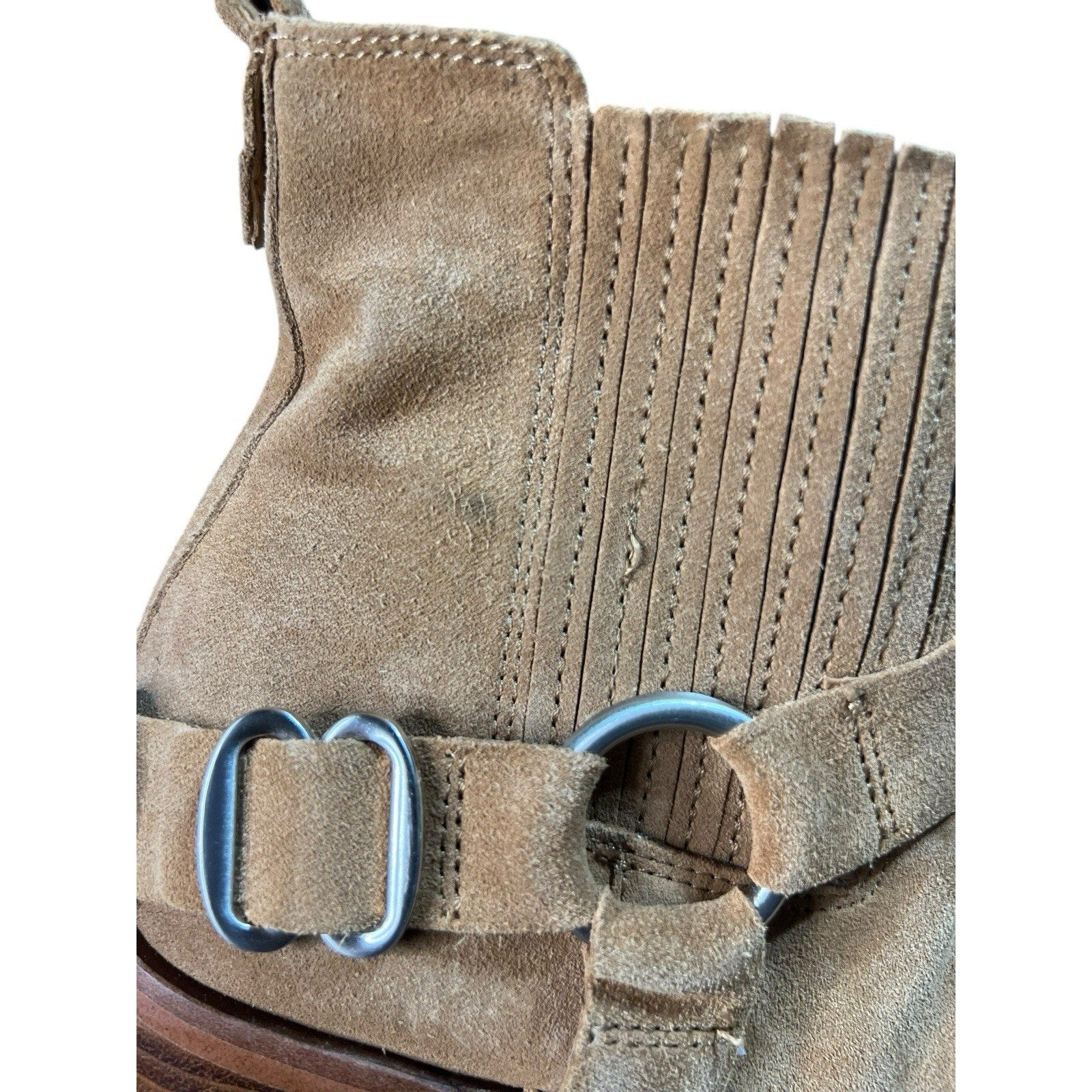 Sam Edelman Bellamie camel harness moto bootie Size 6.5M