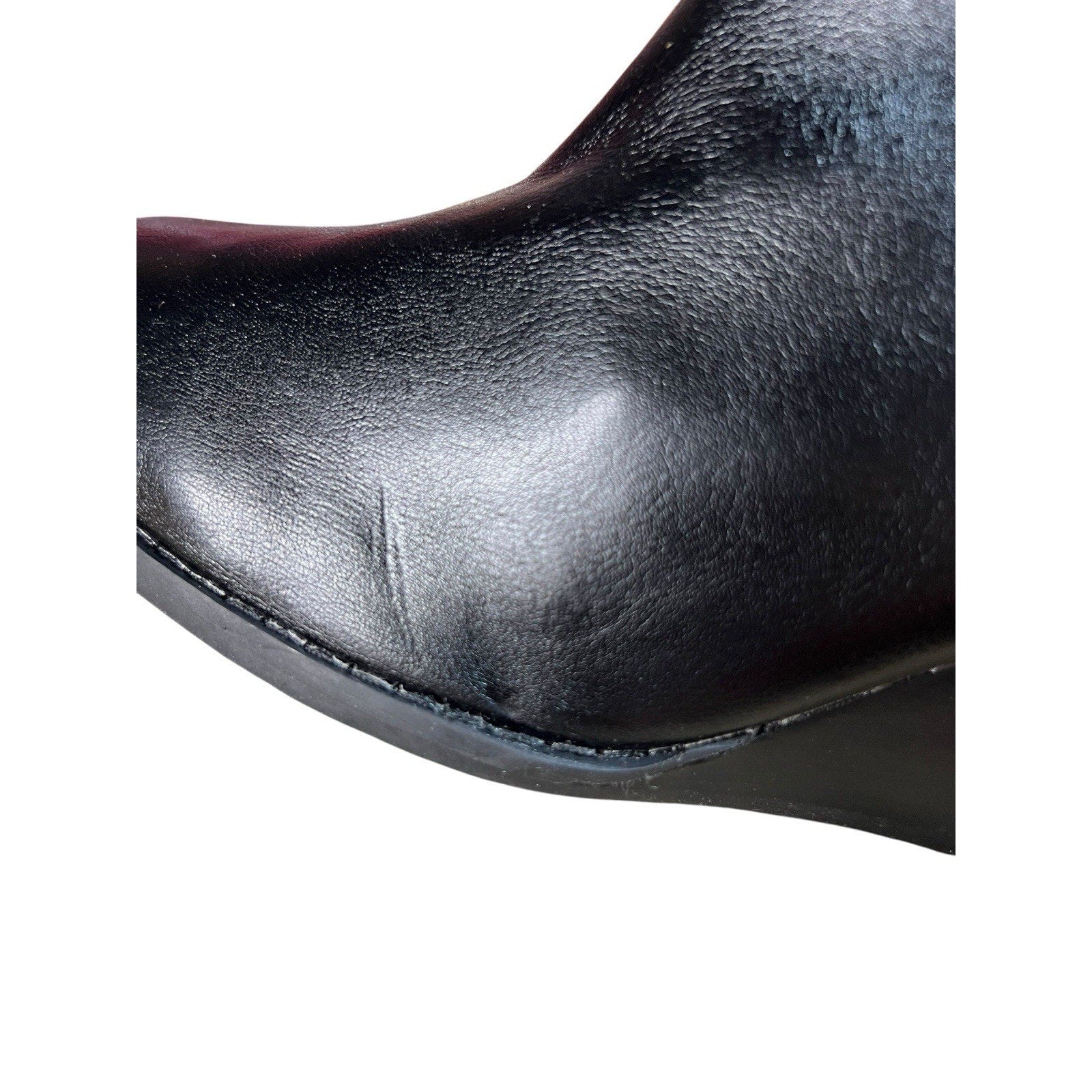 Dolce Vita Rupart Wedge Heel Black Ankle Boots Women’s Size 9
