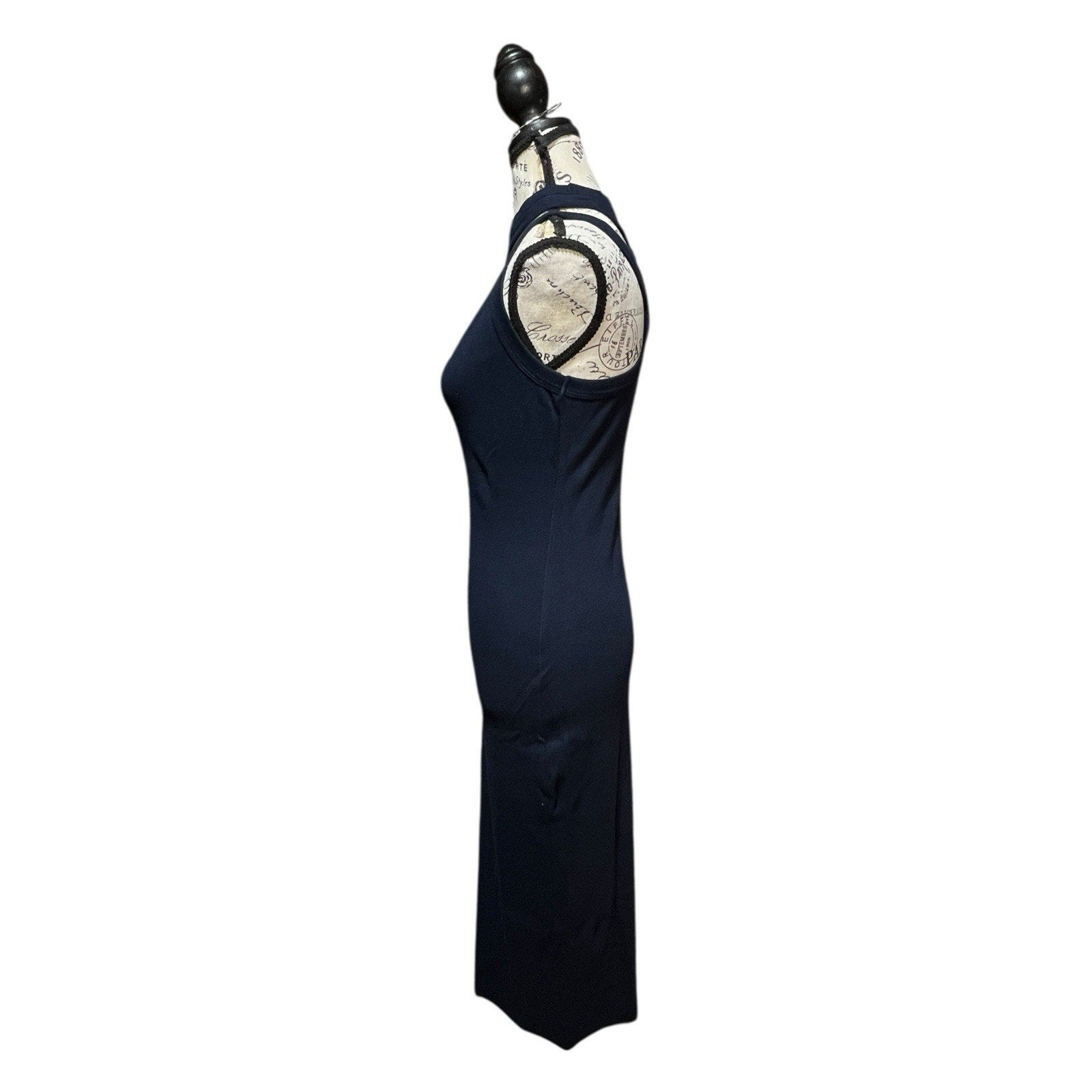 Cotton Citizen Verona Cut Out Dress Navy Blue Size M New