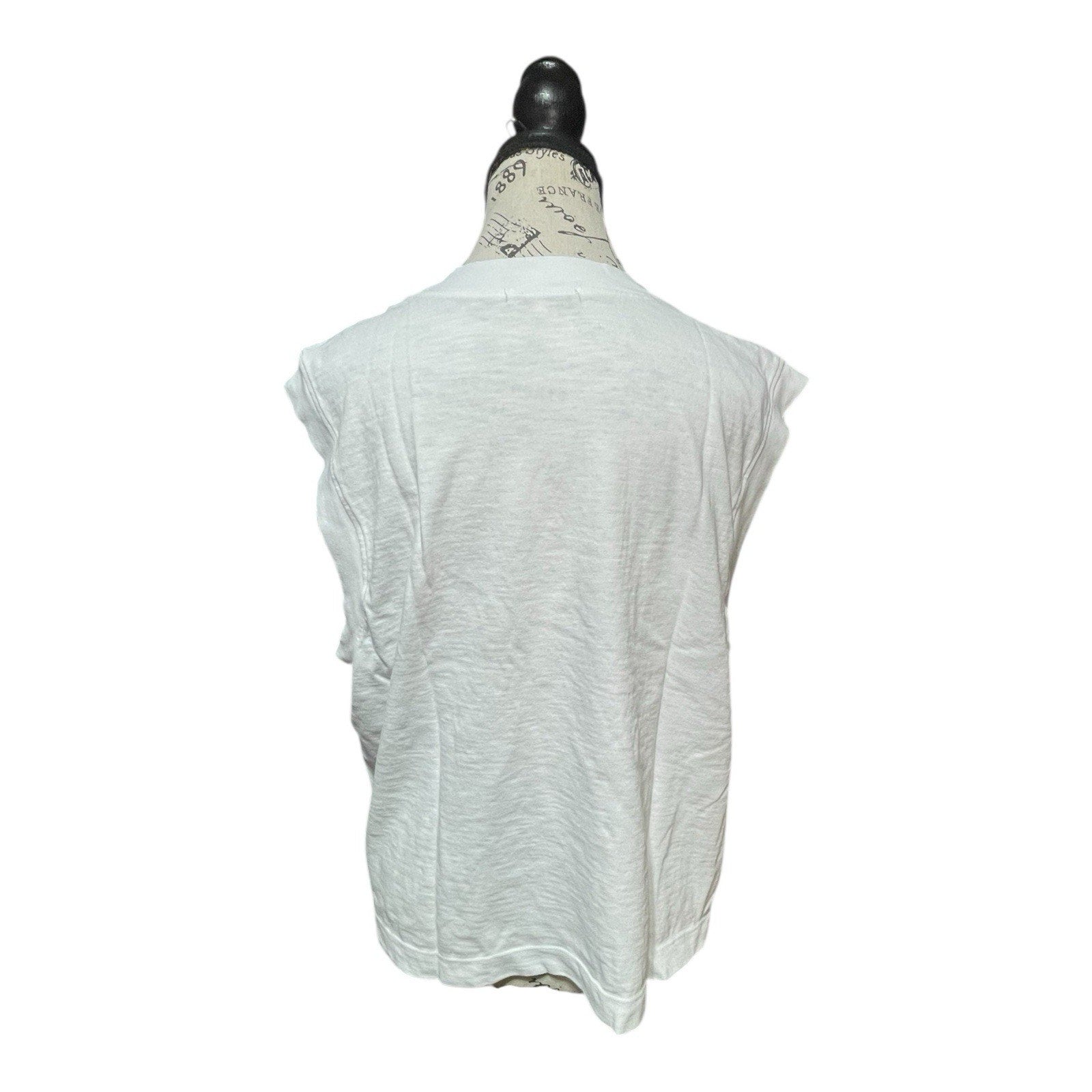 Cotton Citizen White Tokyo Muscle Tee Shirt Size L New