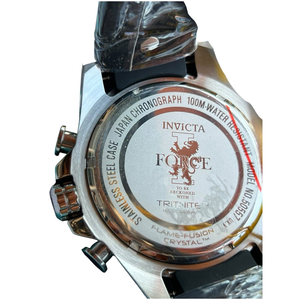 Invicta I Force Axis Men’s 50 MM Black With Blue Face Watch New