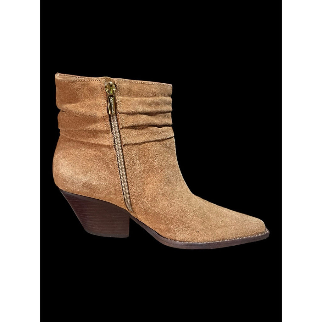 Vince Camuto Nerlinji pointed-toe ankle boots Tan Suede Women’s Shoe Size 8M