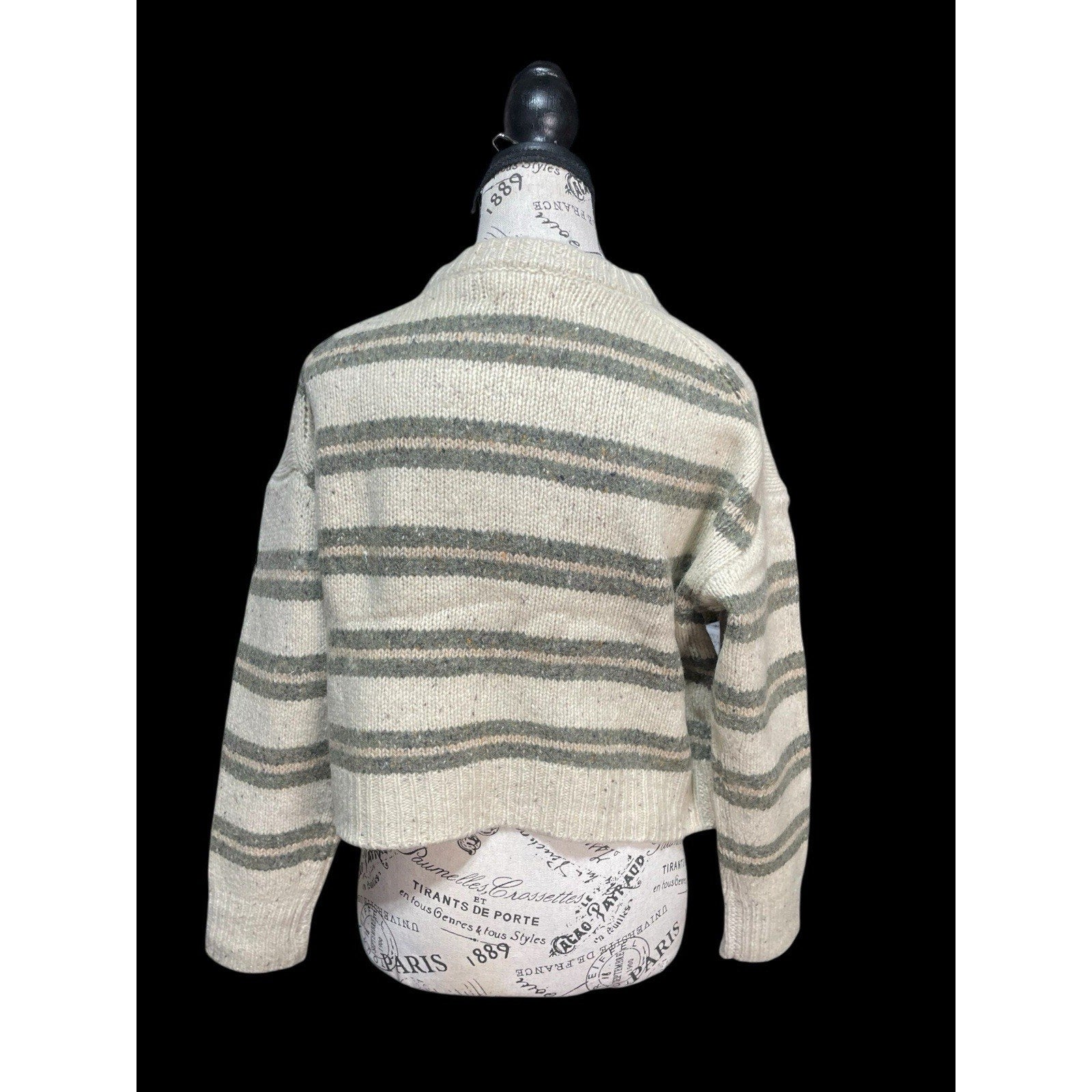 Spiritual Gangster Wool Alpaca Croped Knit Sweater NWT $158 MSRP