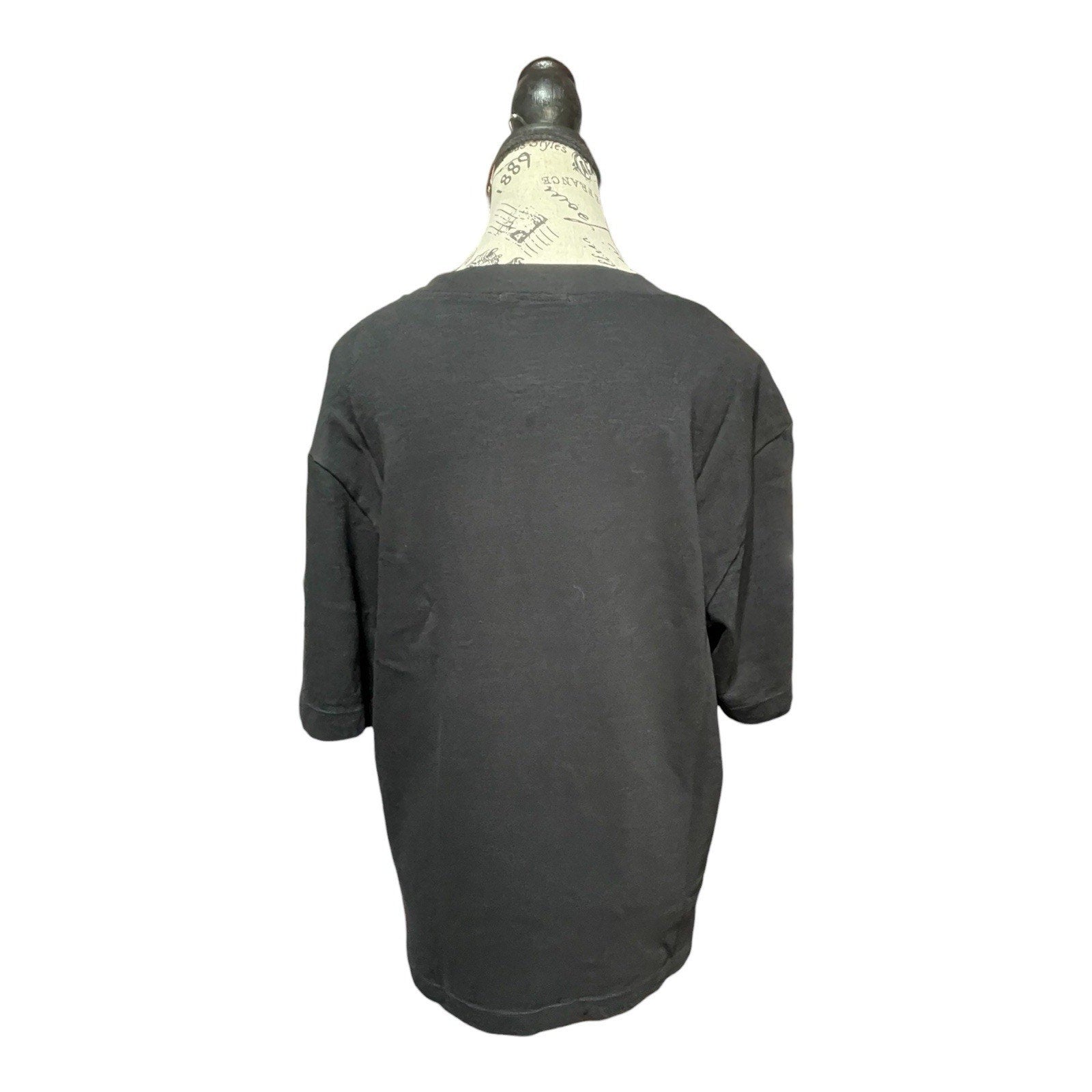 Cotton Citizen Black Tokyo Full Length Tee Shirt Size S New