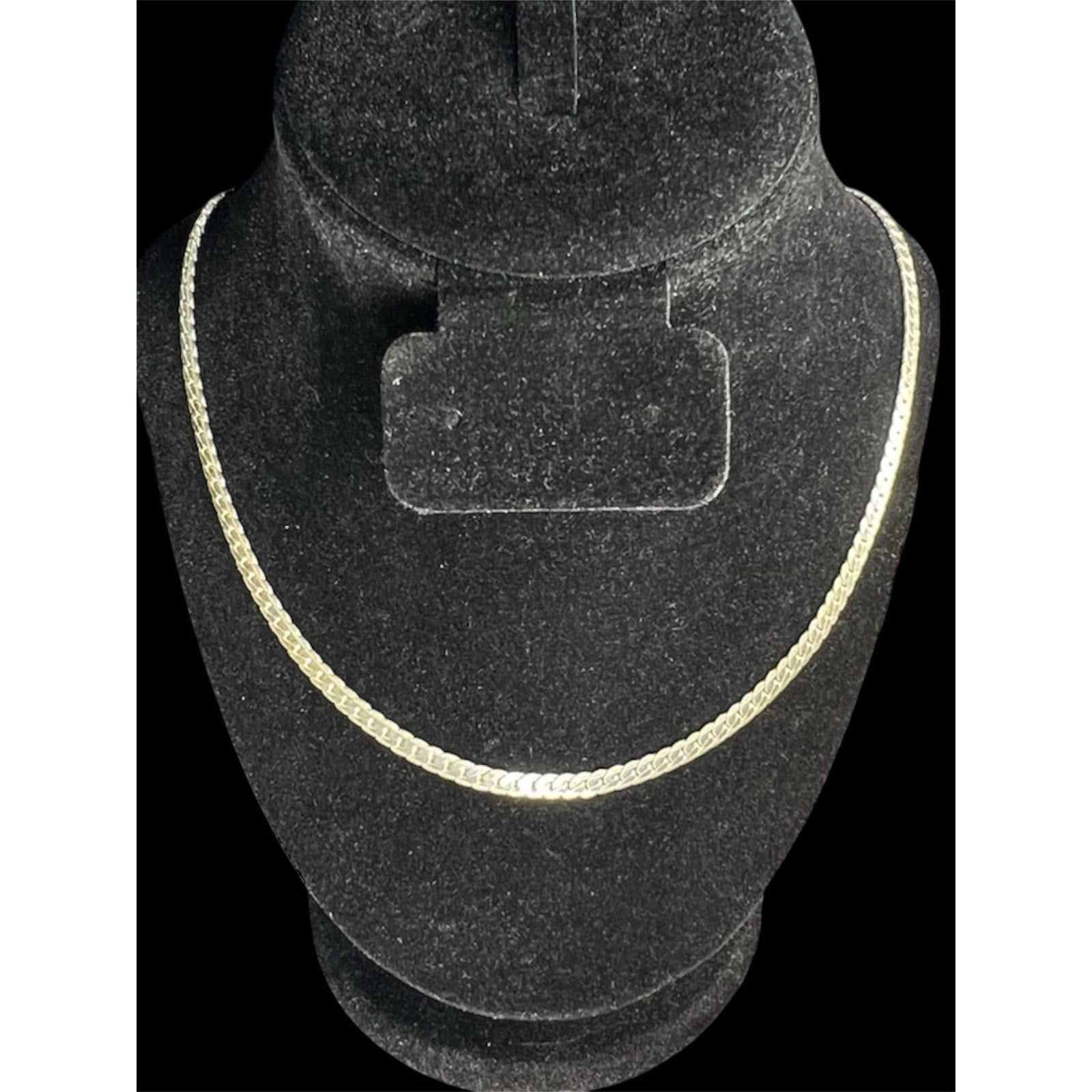 925 Sterling Silver 18 In Chain Necklace 22 Grams