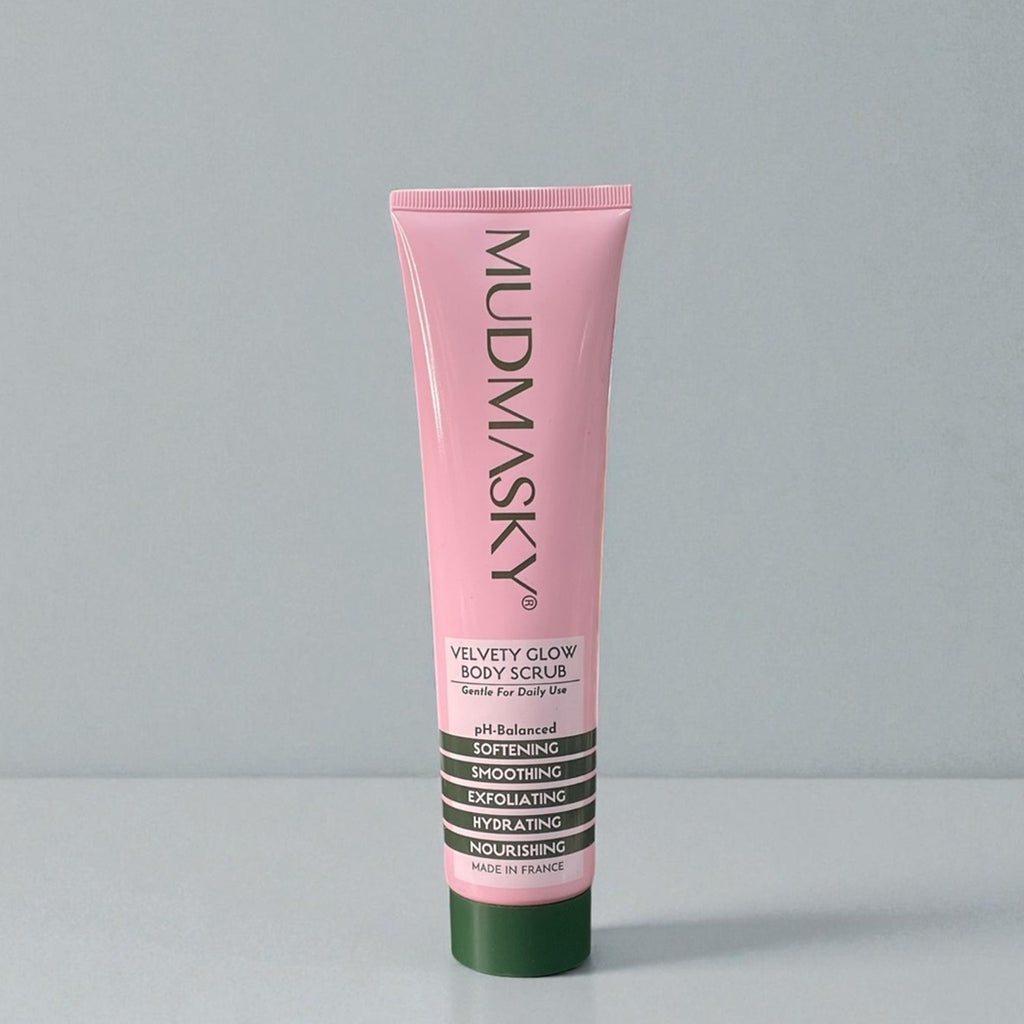 Mudmasky Velvety Glow Body Scrub 6 oz MSRP $32.40