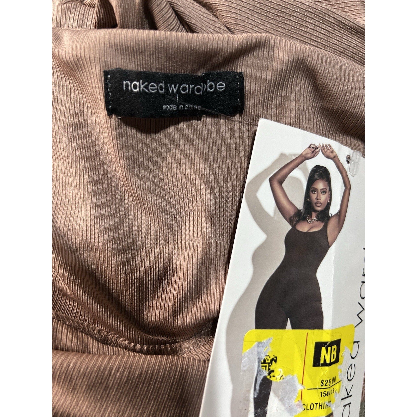Naked Wardrobe Halter Top / Shirt Women’s Size L