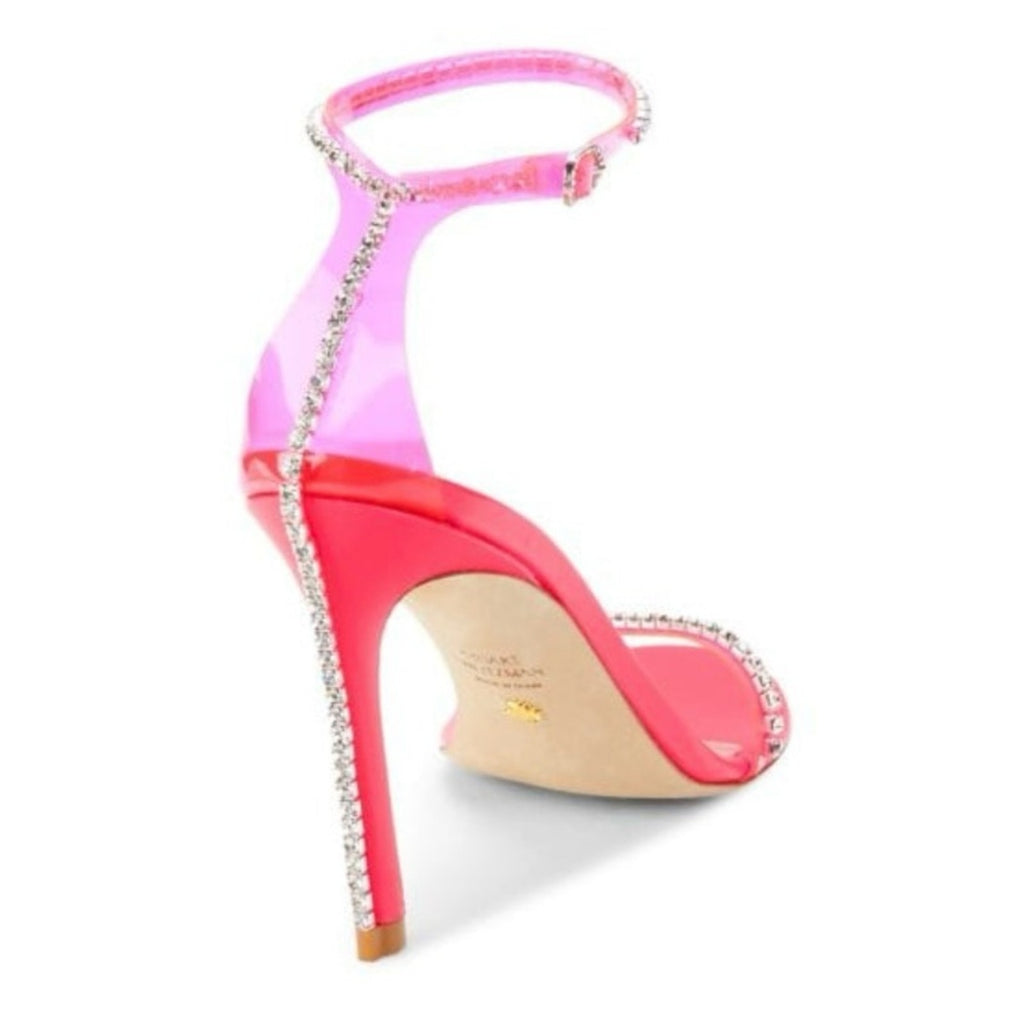 Stuart Weitzman Nudistglam Ankle Strap Sandals NIB Size 8 MSRP $595