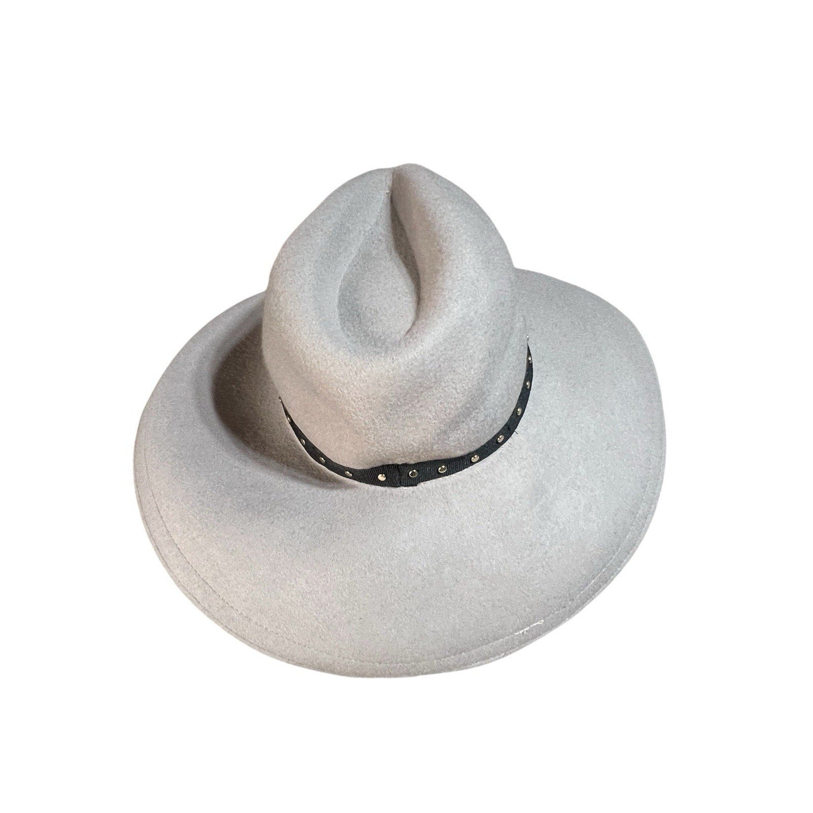 Ted Baker London Rosieyy Grey 100% Wool Felt Hat, Wide Brim NWT MSRP $95