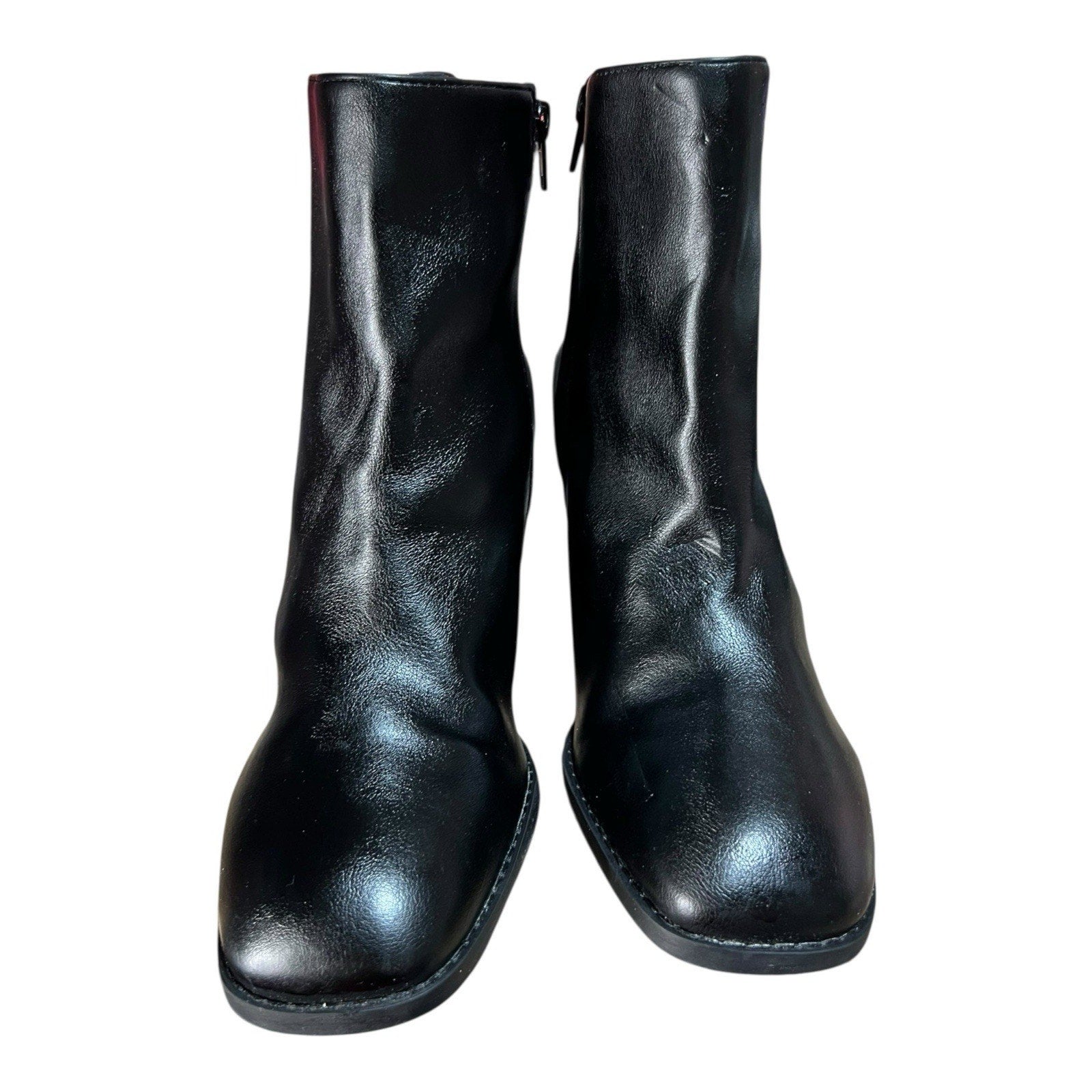Dolce Vita Rupart Wedge Heel Black Ankle Boots Women’s Size 9