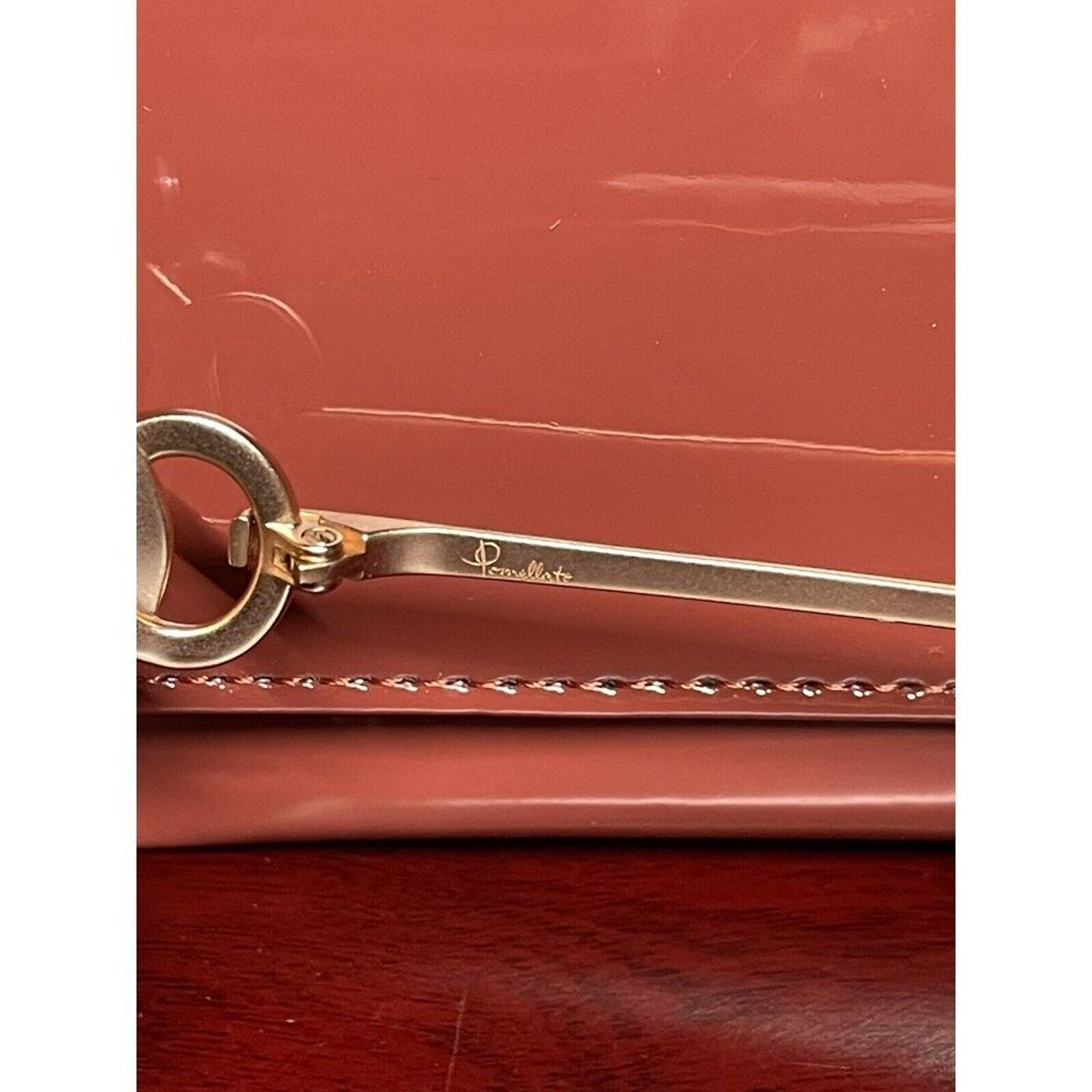 Pomellato‎ Gold Frame Pink Lens Sunglasses NWT MSRP $769