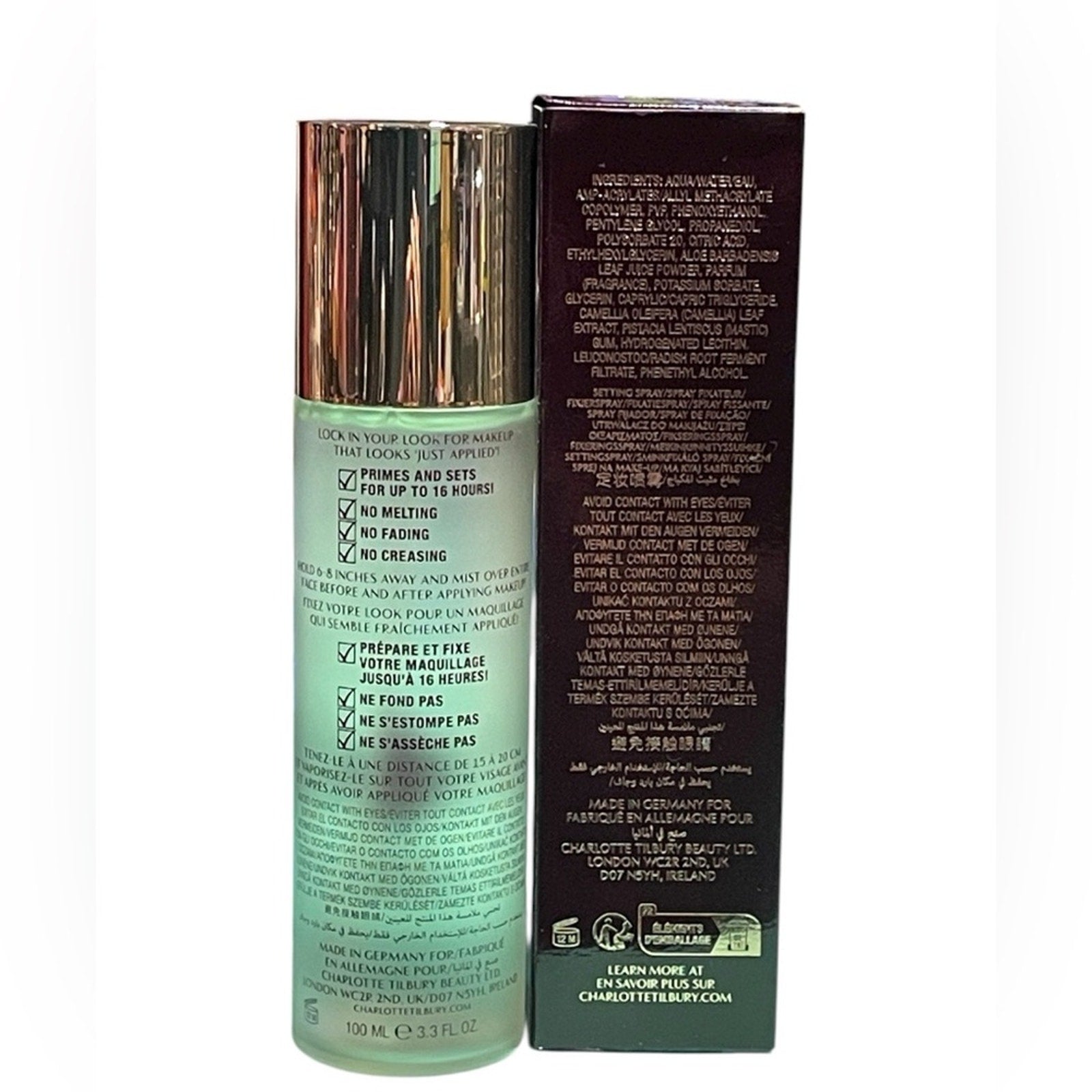 Charlotte Tilbury Airbrush Flawless Setting Spray 3.3 oz NIB