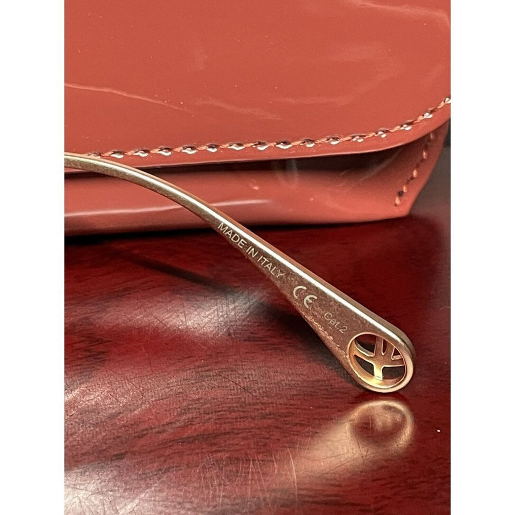 Pomellato‎ Gold Frame Pink Lens Sunglasses NWT MSRP $769