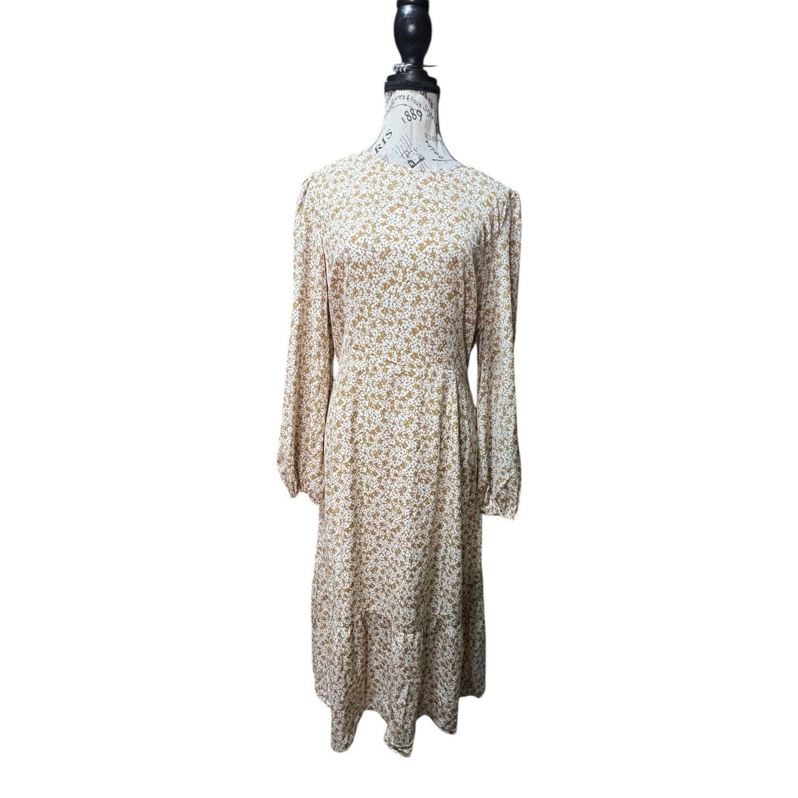 Lush Floral Midi Dress Women’s Size L
