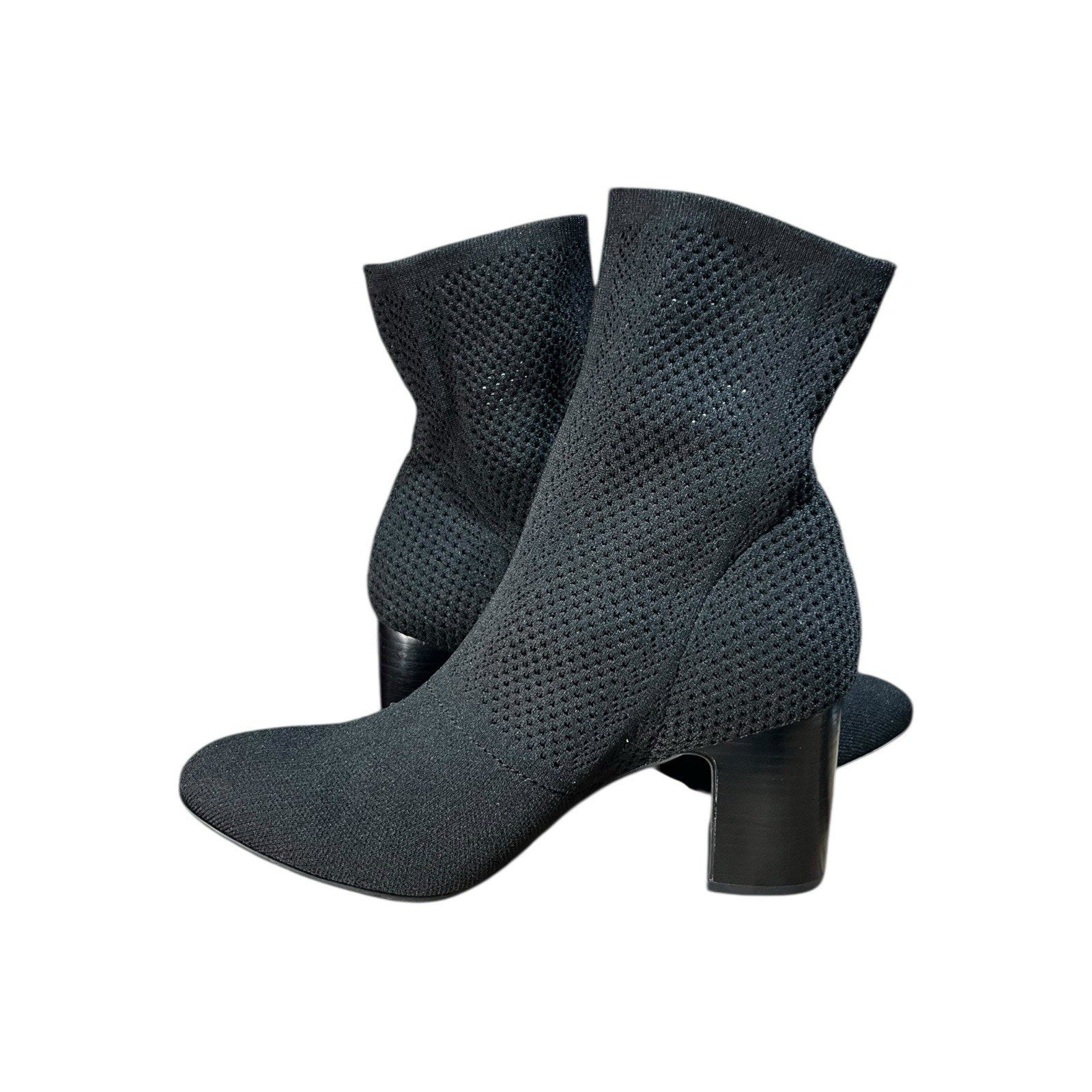 Born Mega Knit Black Bootie Women’s Shoe Size 8.5 New