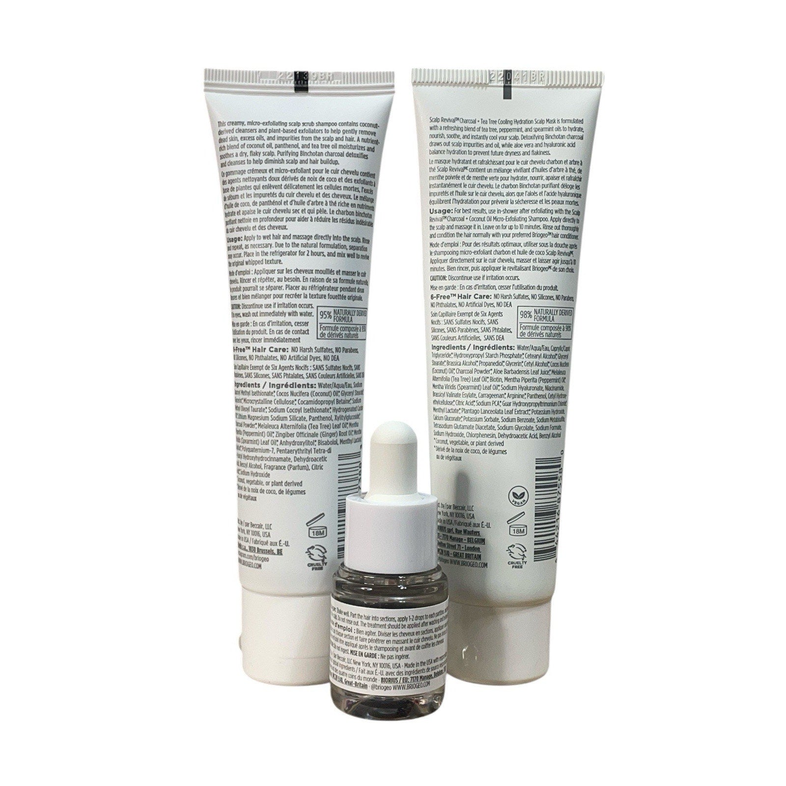 Briogeo Scalp Revival 7-Day Travel Set – 2oz + 2oz + 0.17oz – New