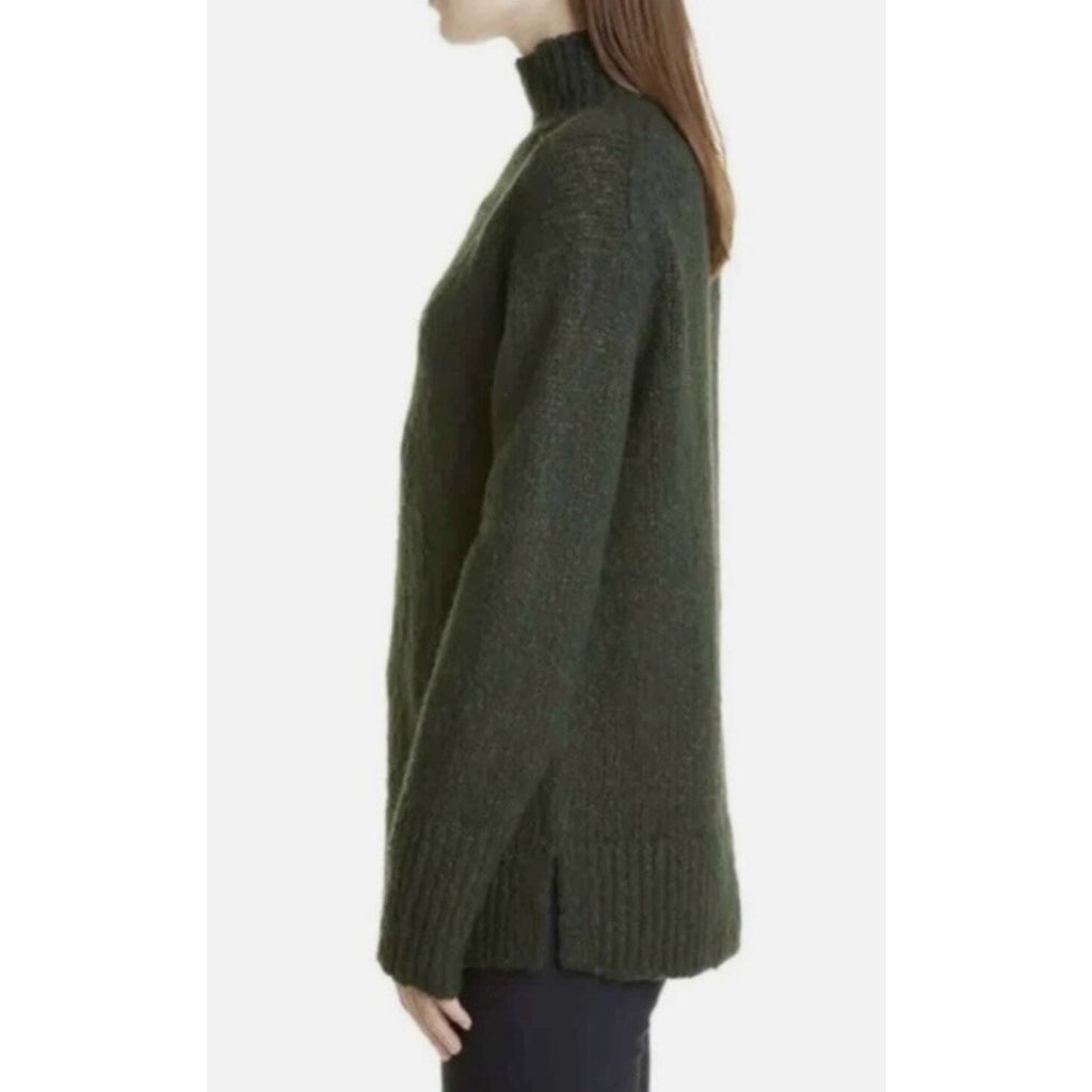 Vince Wool Pullover Wool Blend Sweater In Juniper Green Size M MSRP $445