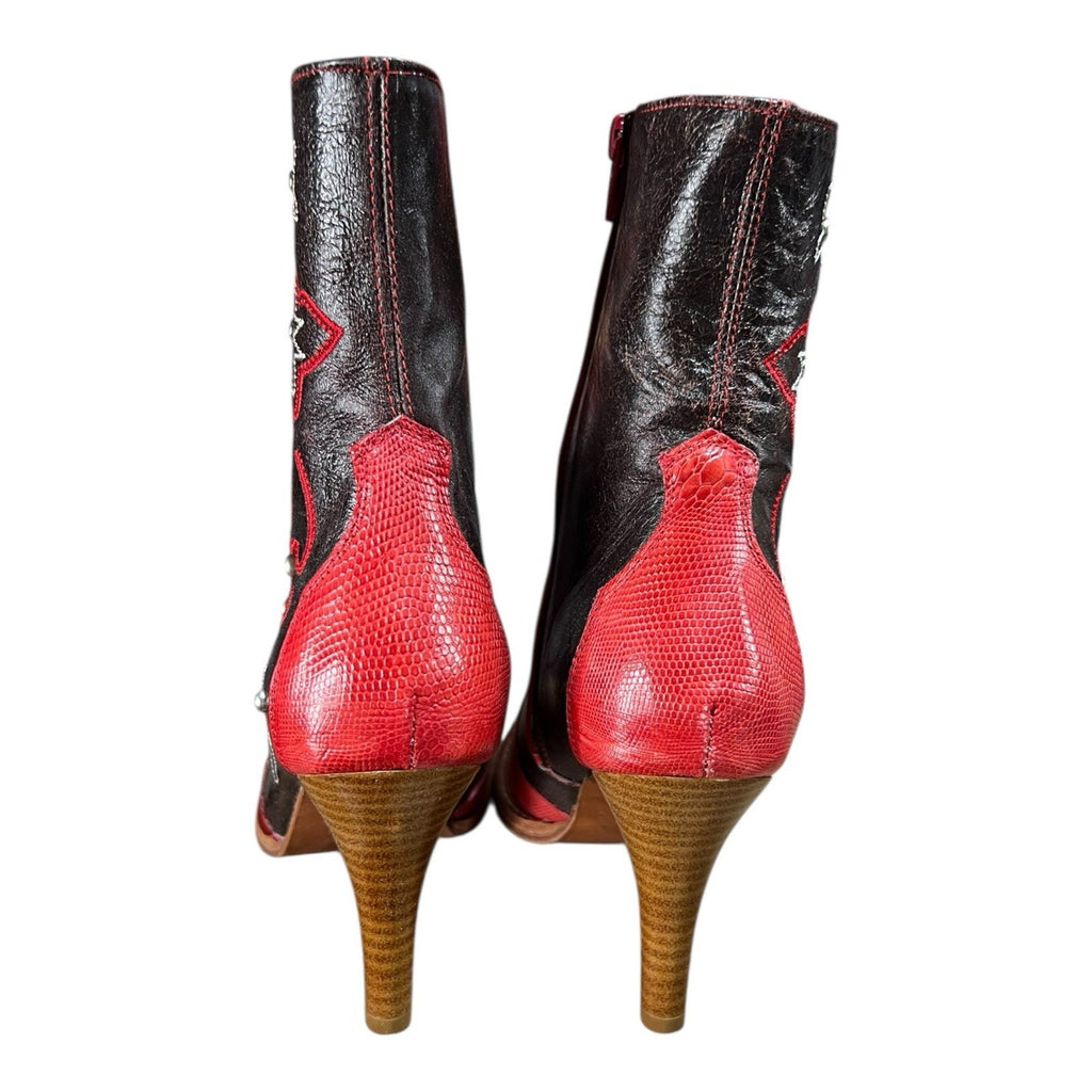 Camila Ted And Black Leather Boots 6.5