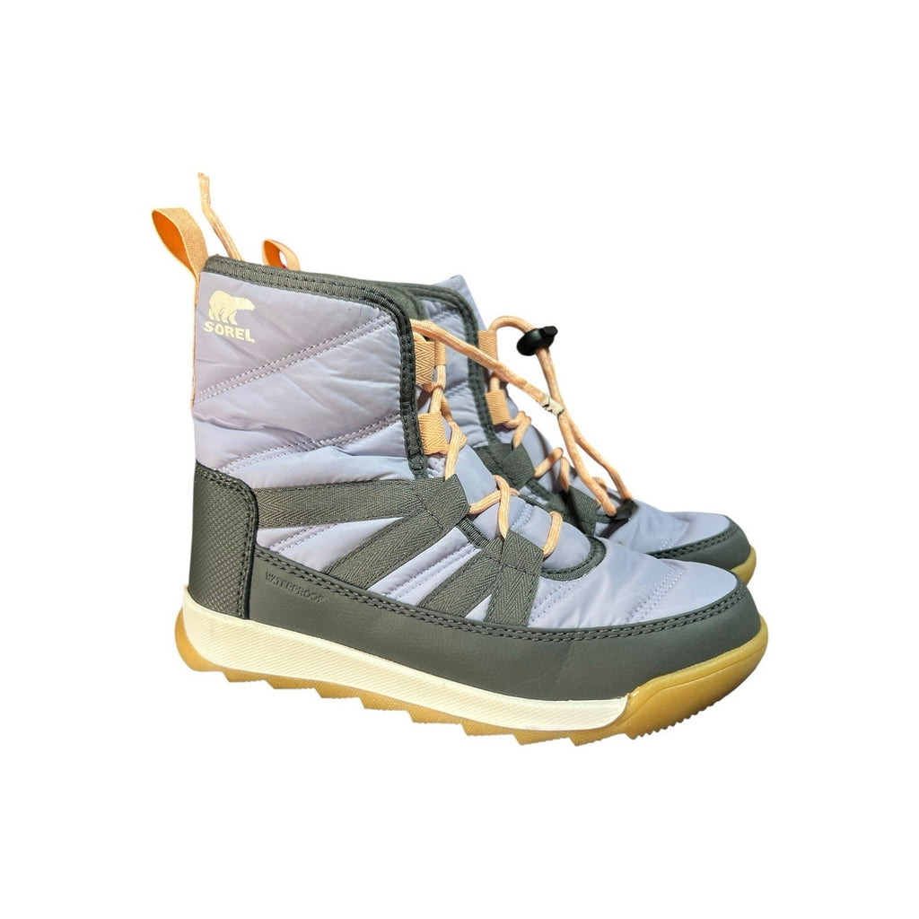 Sorel Whitney Purple And Gray Insulated Boots Youth Size 2