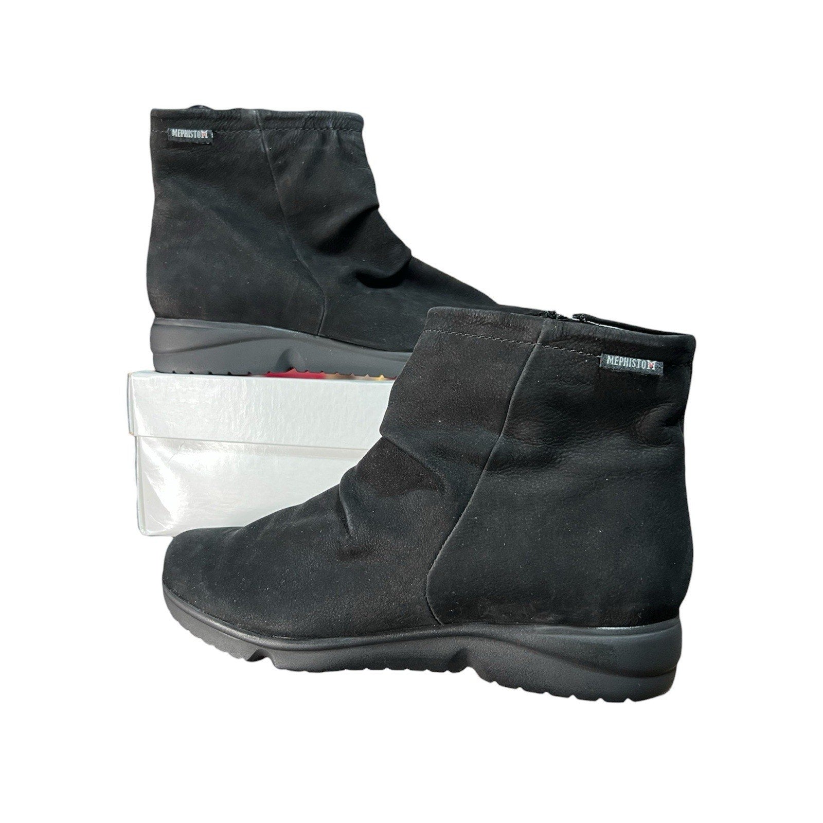 Memphistom Rezia Black Suede Bootie EU 6.5 US 8