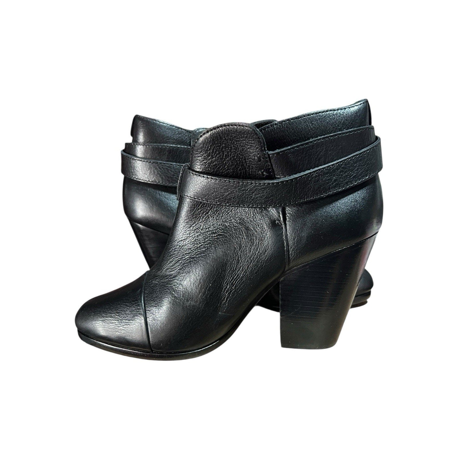 Rag & Bone Harrow ankle boot in black leather Women’s Size 9