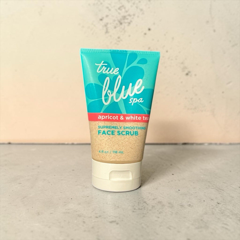 Bath And Body Works True Blue Spa Apricot And White Tea Face Scrub New