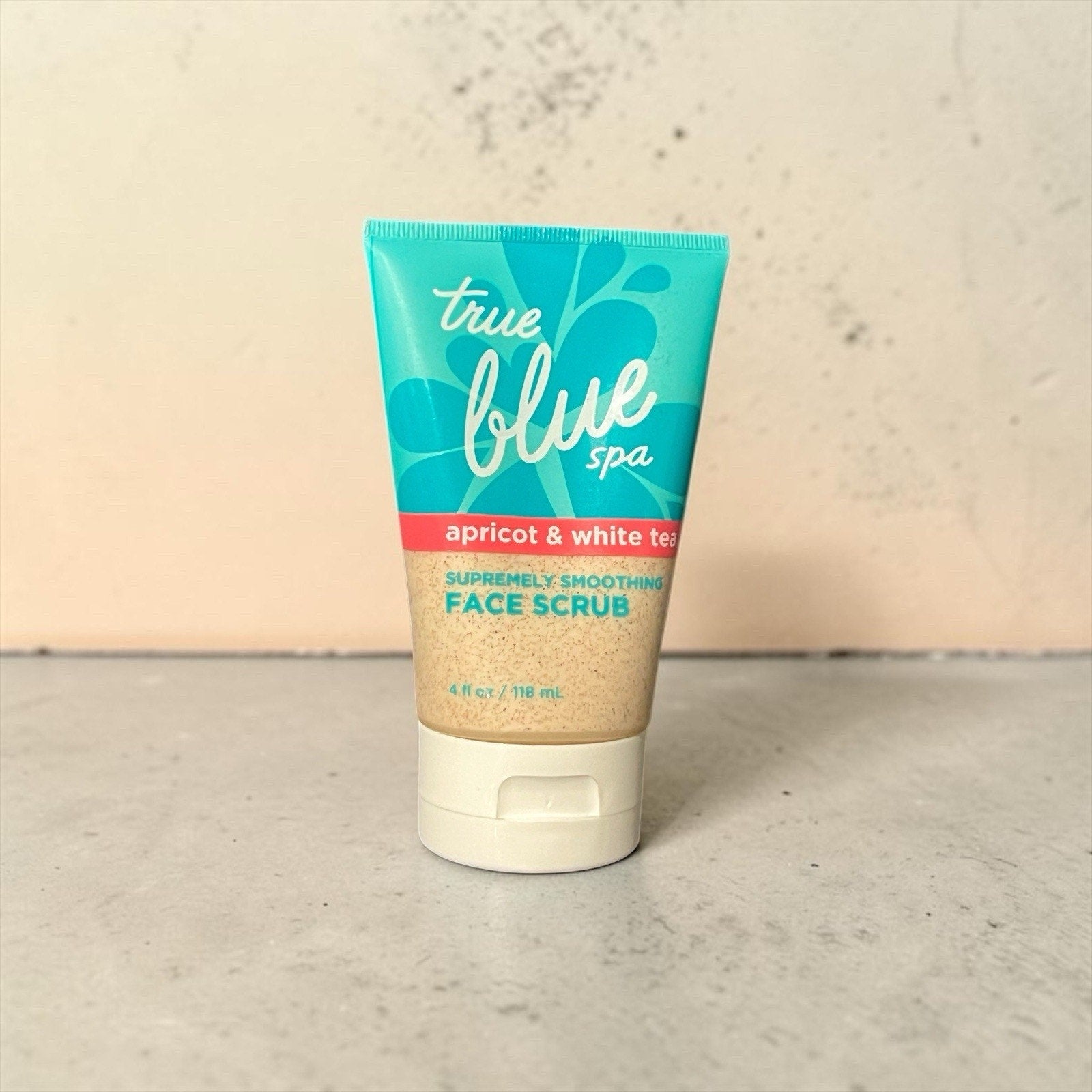 Bath And Body Works True Blue Spa Apricot And White Tea Face Scrub New