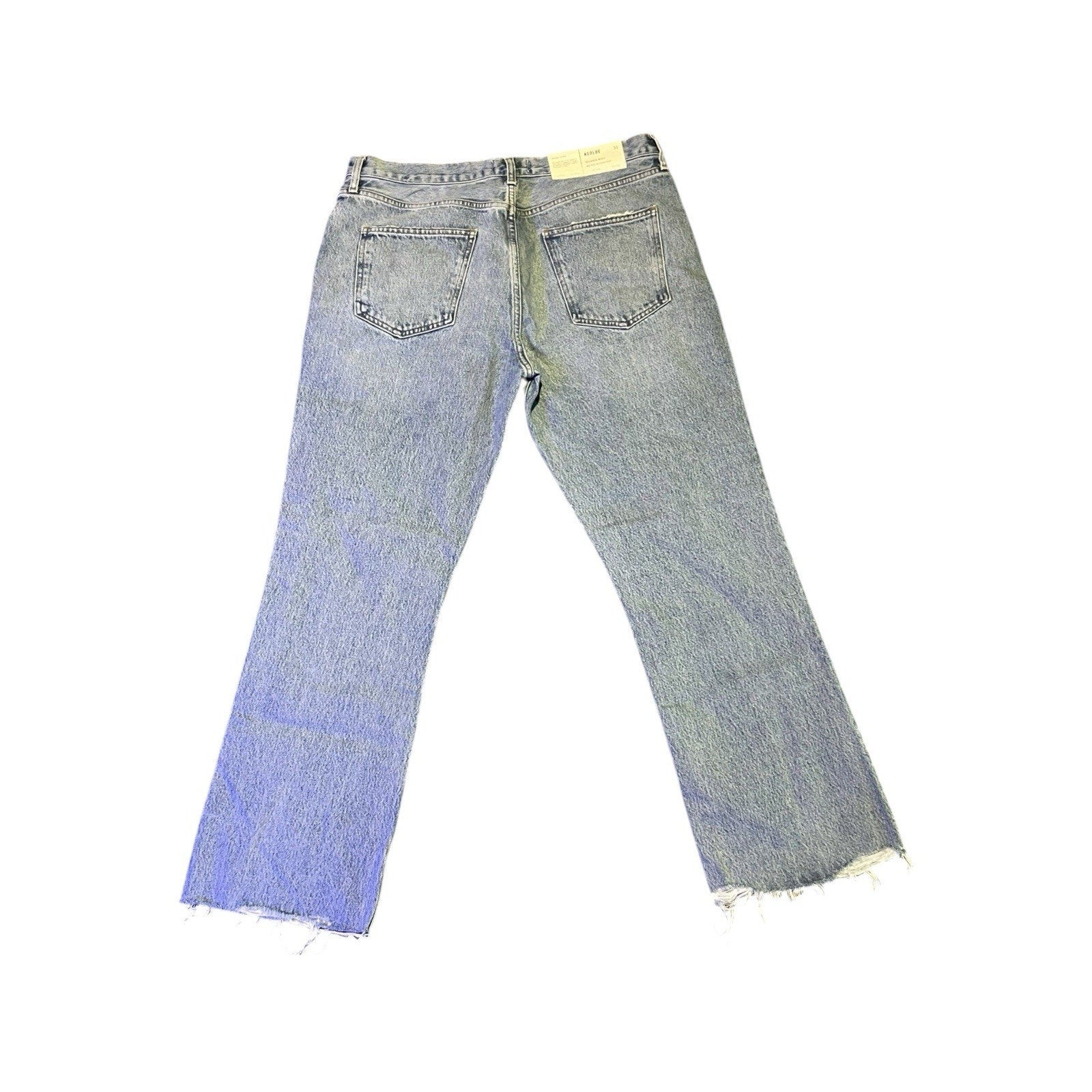 AGOLDE Curio style Relaxed Boot Cut Jeans With Raw Hem Size 31 New