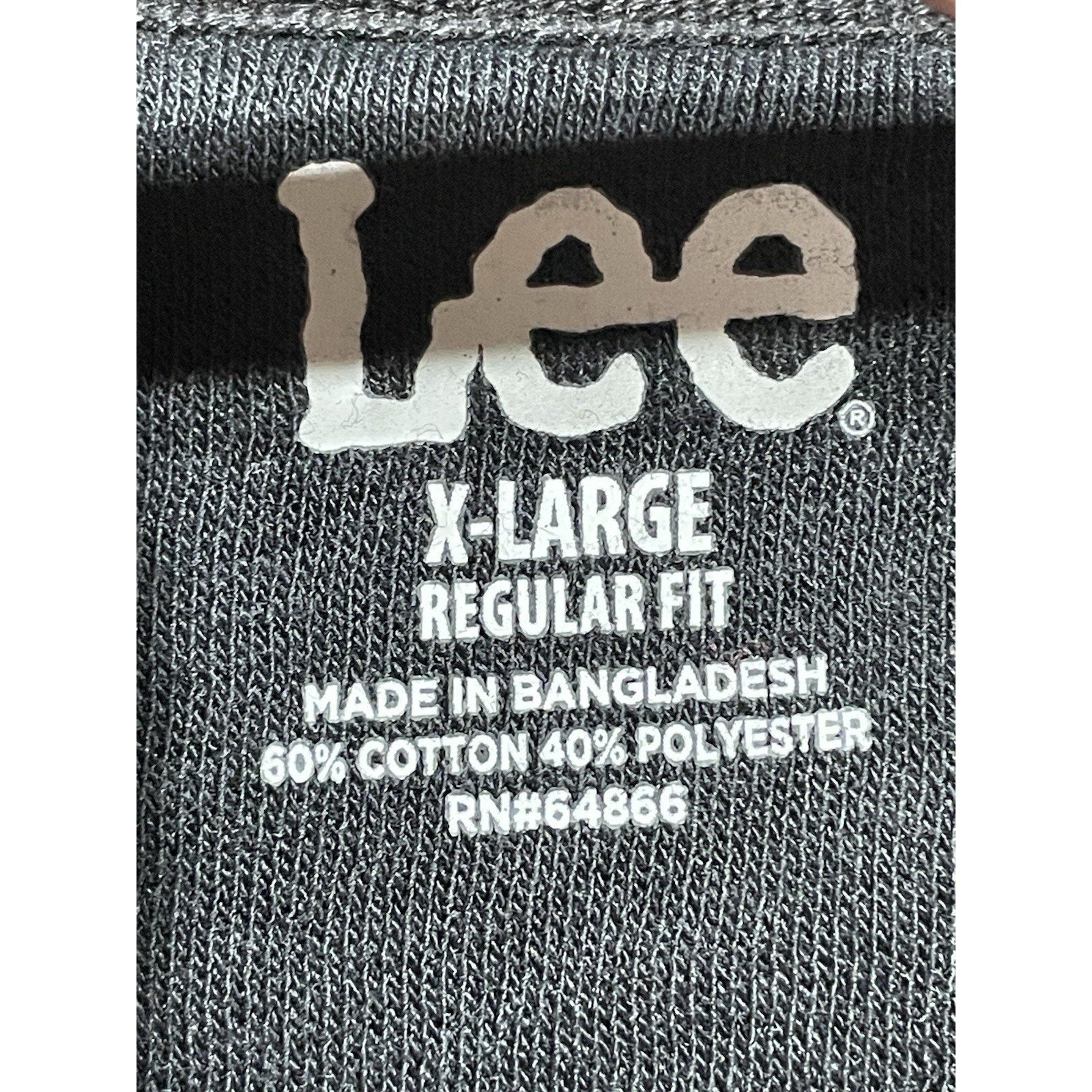 New With Tags Lee Full-Zip Black Hooded Sweater – Men’s XL