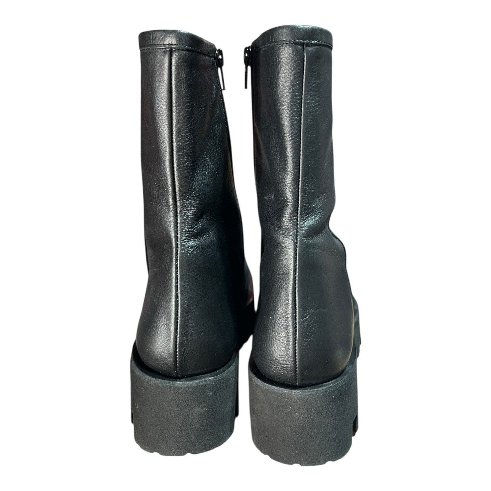 Paloma Barcelo Black Lace Up Combat Boots EU 41 US 9 Women’s