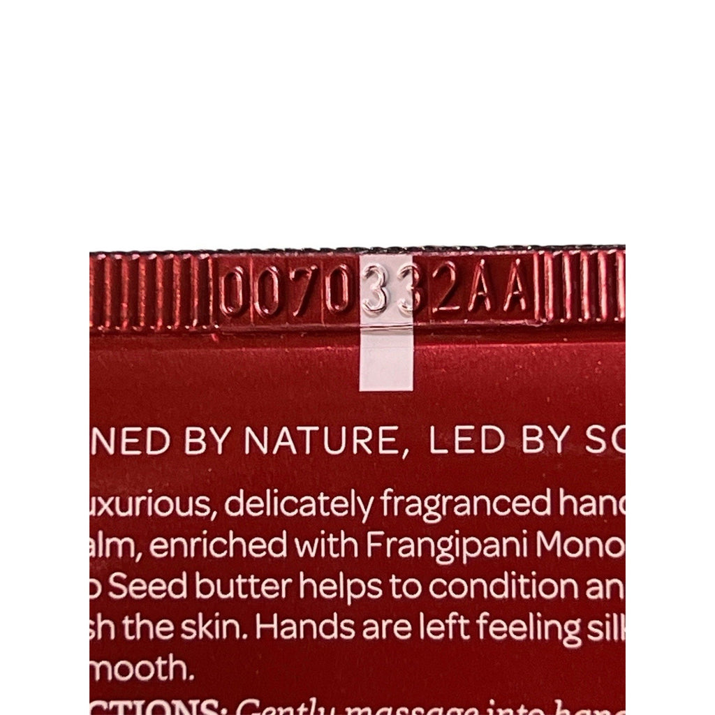 Elmis Frangipani Monoi Hand And Nail Balm 3.3 Oz New