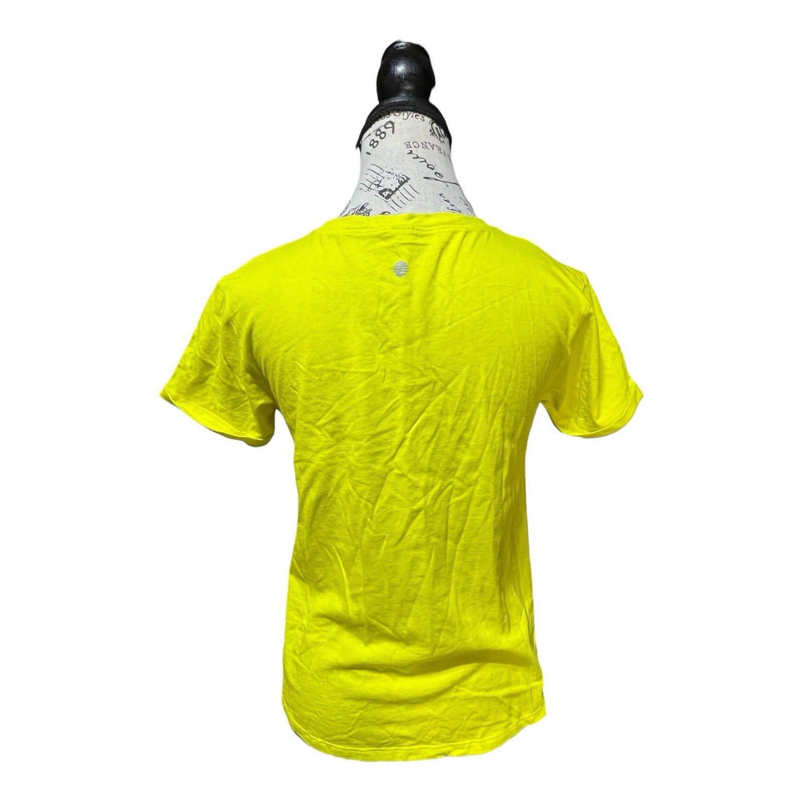 Zella Hello Tie Front Tee Shirt Size L NWT