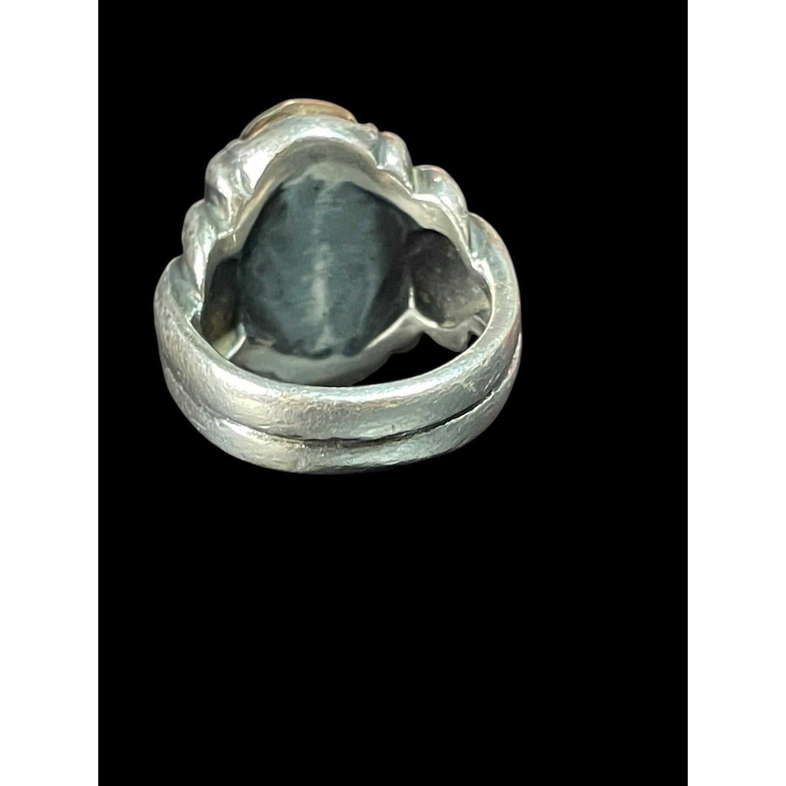 Retired James Avery Dome Ring 925 Sterling And 14k Gold 17.1 Grams Size 7