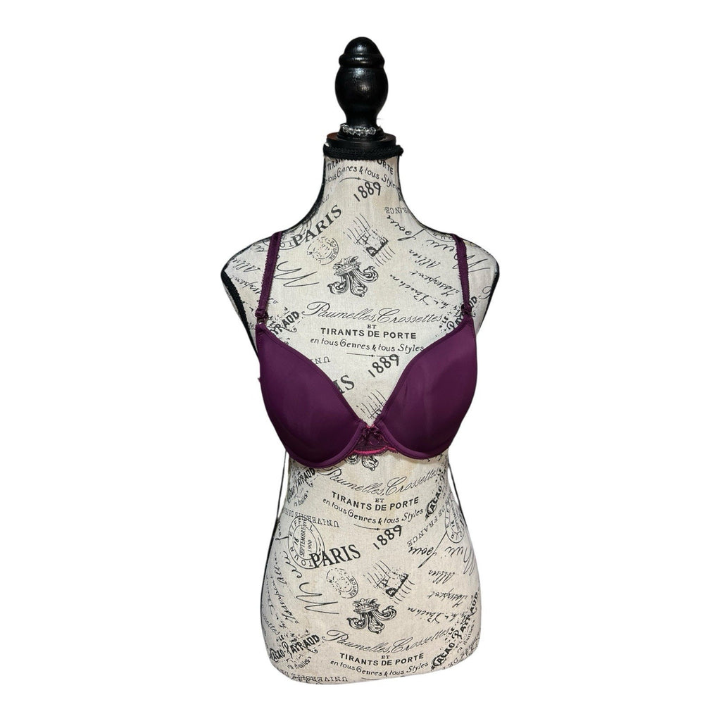 Wacoal Lightly Lined Maroon Bra Women’s Size 34D