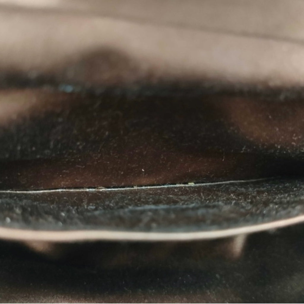 Giorgio Armani Brown Satin and Suede Beaded Women's Evening bag