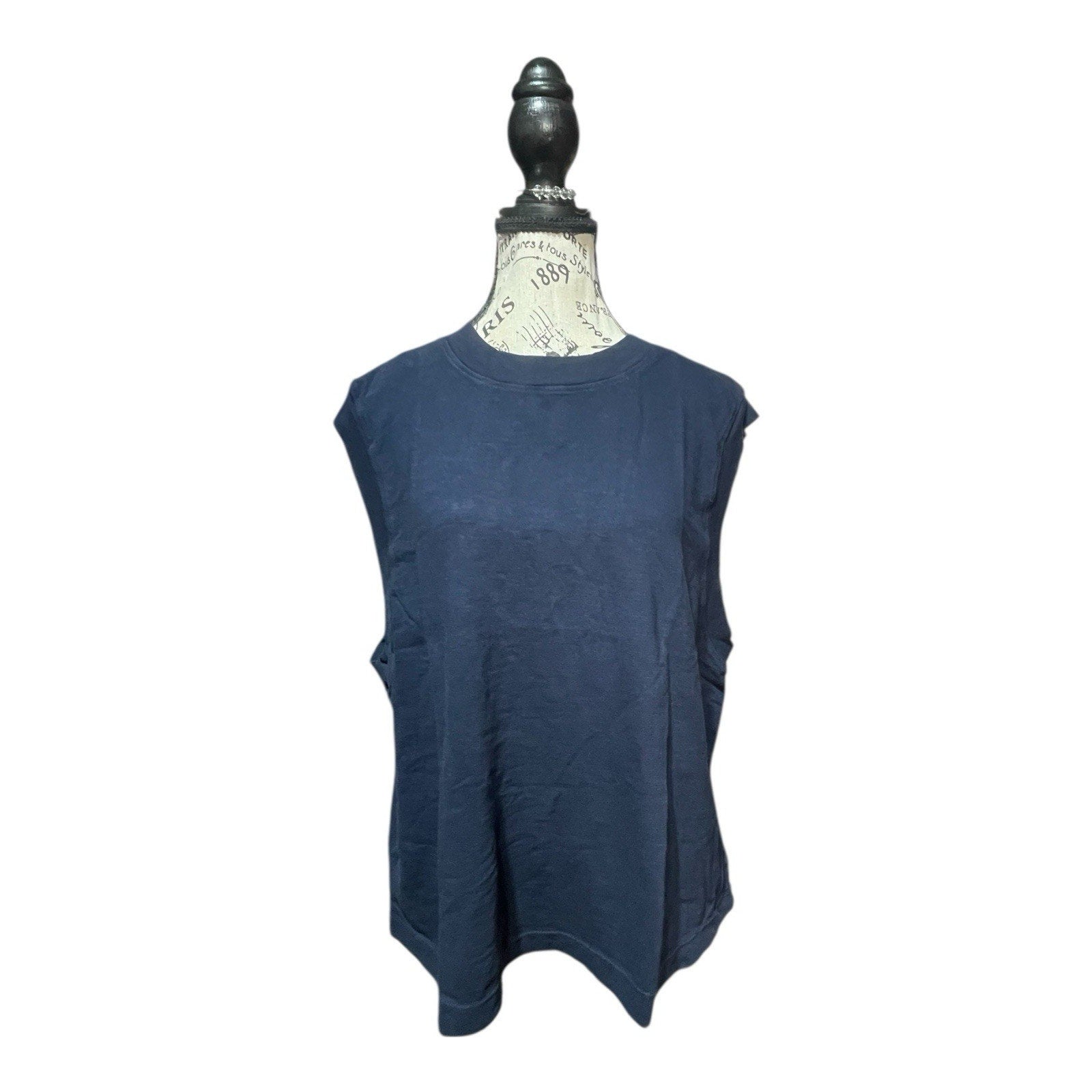 Cotton Citizen Navy Blue Tokyo Muscle Tee Shirt Size L New