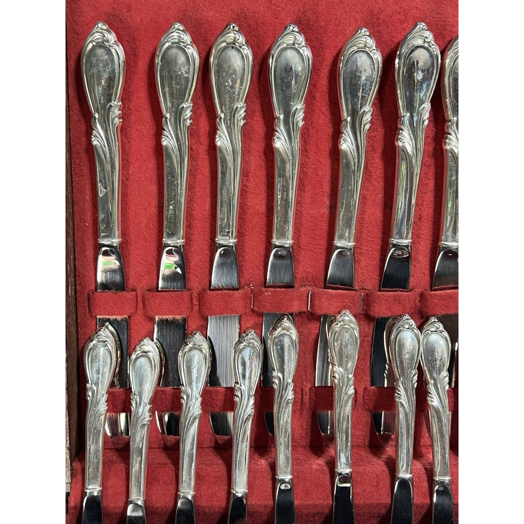 International Rhapsody Sterling Silver 94 Piece Silverware Set