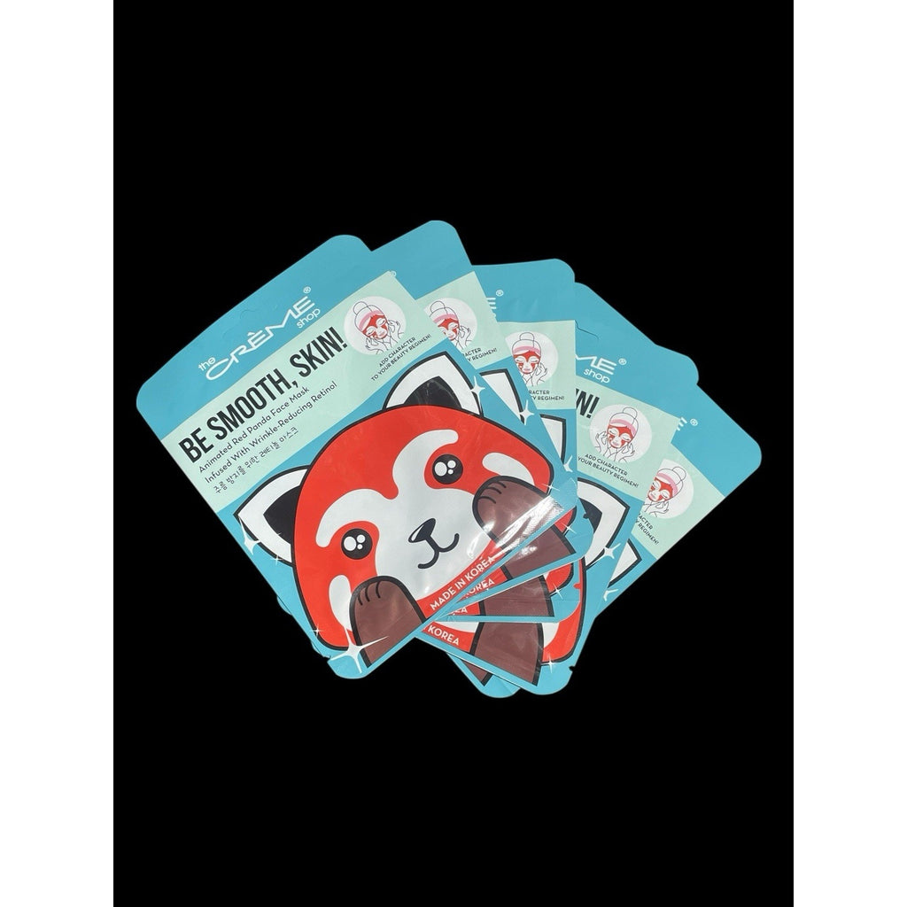 Crème Shop Be Smooth Skin Red Panda Face Mask Set Of 5 Masks New Sealed