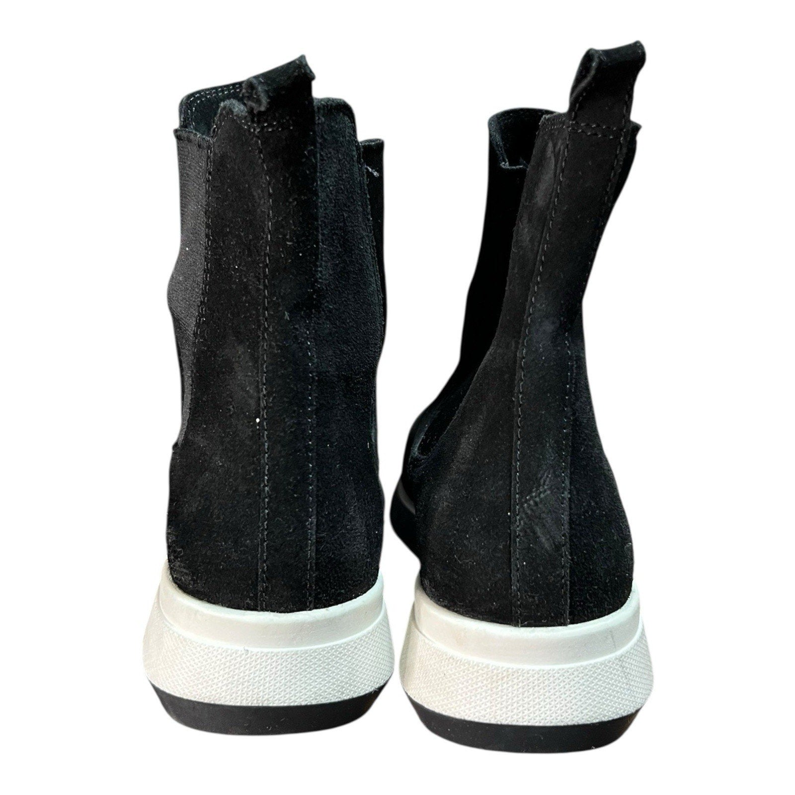 La Canadienne Newport Black Suede Waterproof Ankle Boots Women’s Shoe Size 10M